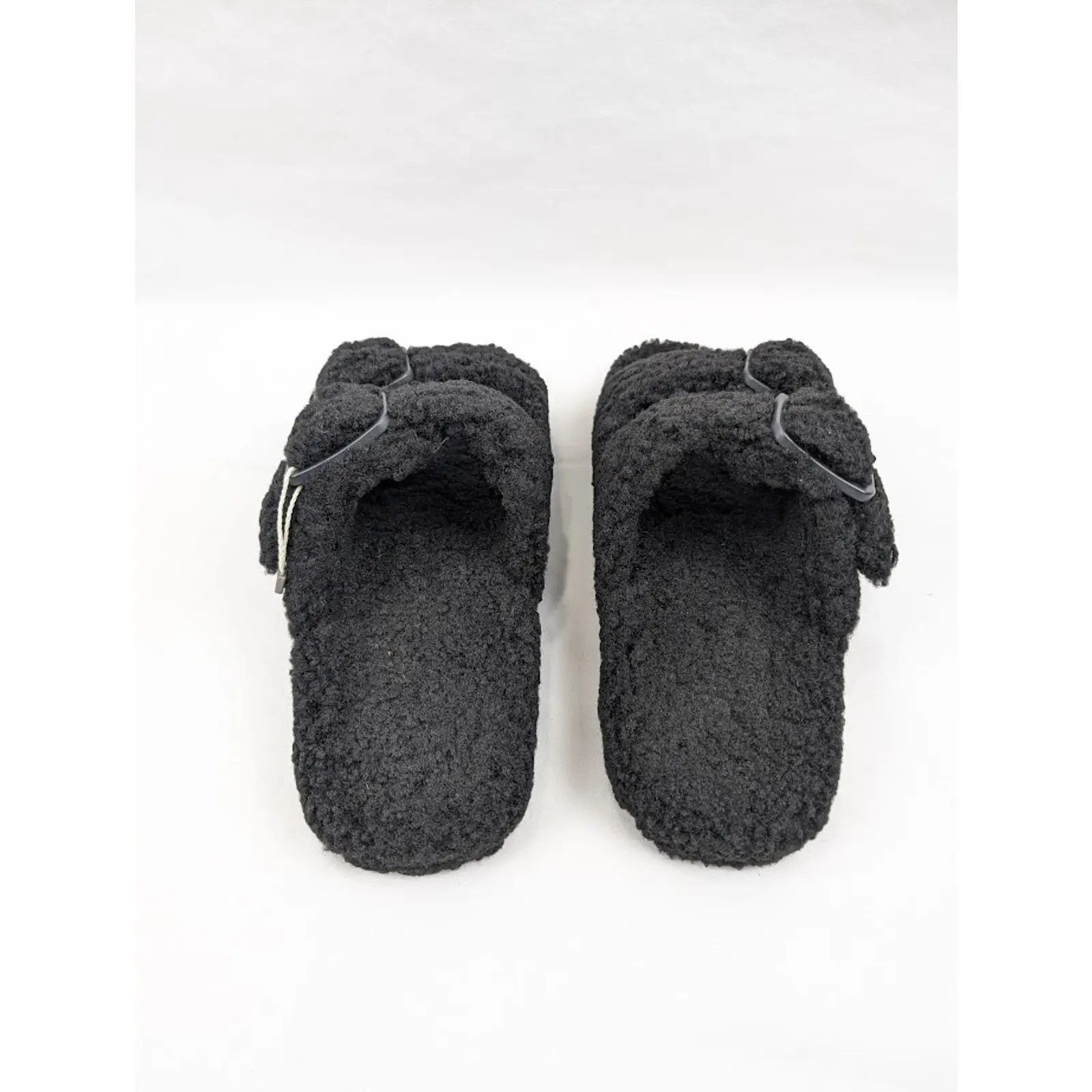 Balenciaga o1rshd1 Furry Shearling Mallorca Sandals in Black Size US 8 / EU 41 - 18 Thumbnail