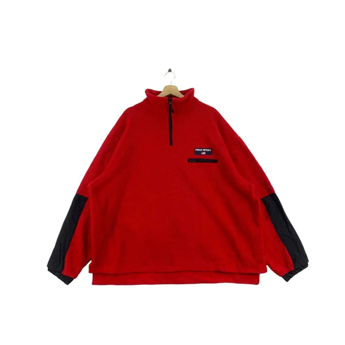 Polo Ralph Lauren Vintage POLO SPORT RALPH LAUREN Made In USA Fleece Size US XXL / EU 58 / 5 - 1 Thumbnail