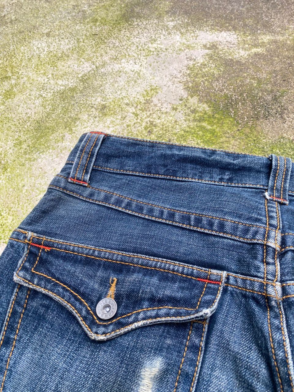 Purple Brand Vintage Purple & Yellow Distressed Denim Size US 32 / EU 48 - 17 Thumbnail