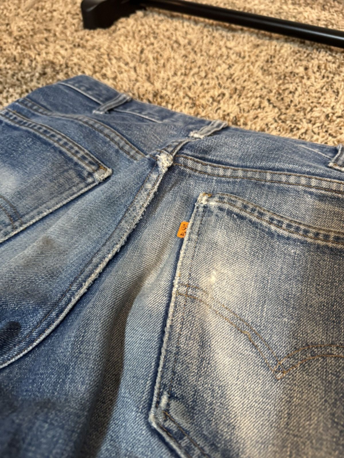 Levi's × Vintage Orange Tab Levi’s Bell Bottom 32x36 Size US 32 / EU 48 - 3 Thumbnail