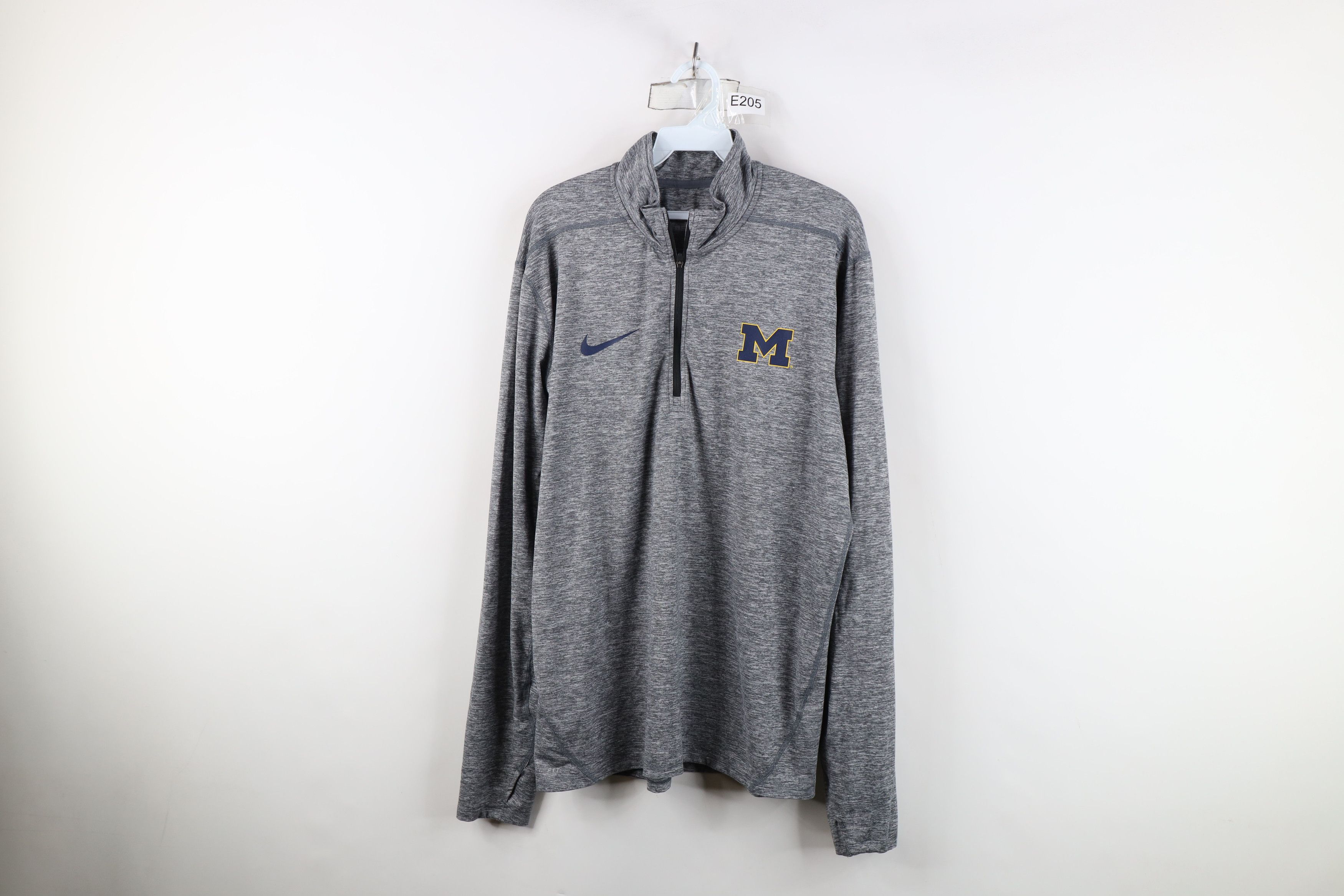 Nike Nike University of Michigan Half Zip Pullover Top Jacket Size US L / EU 52-54 / 3 - 1 Thumbnail