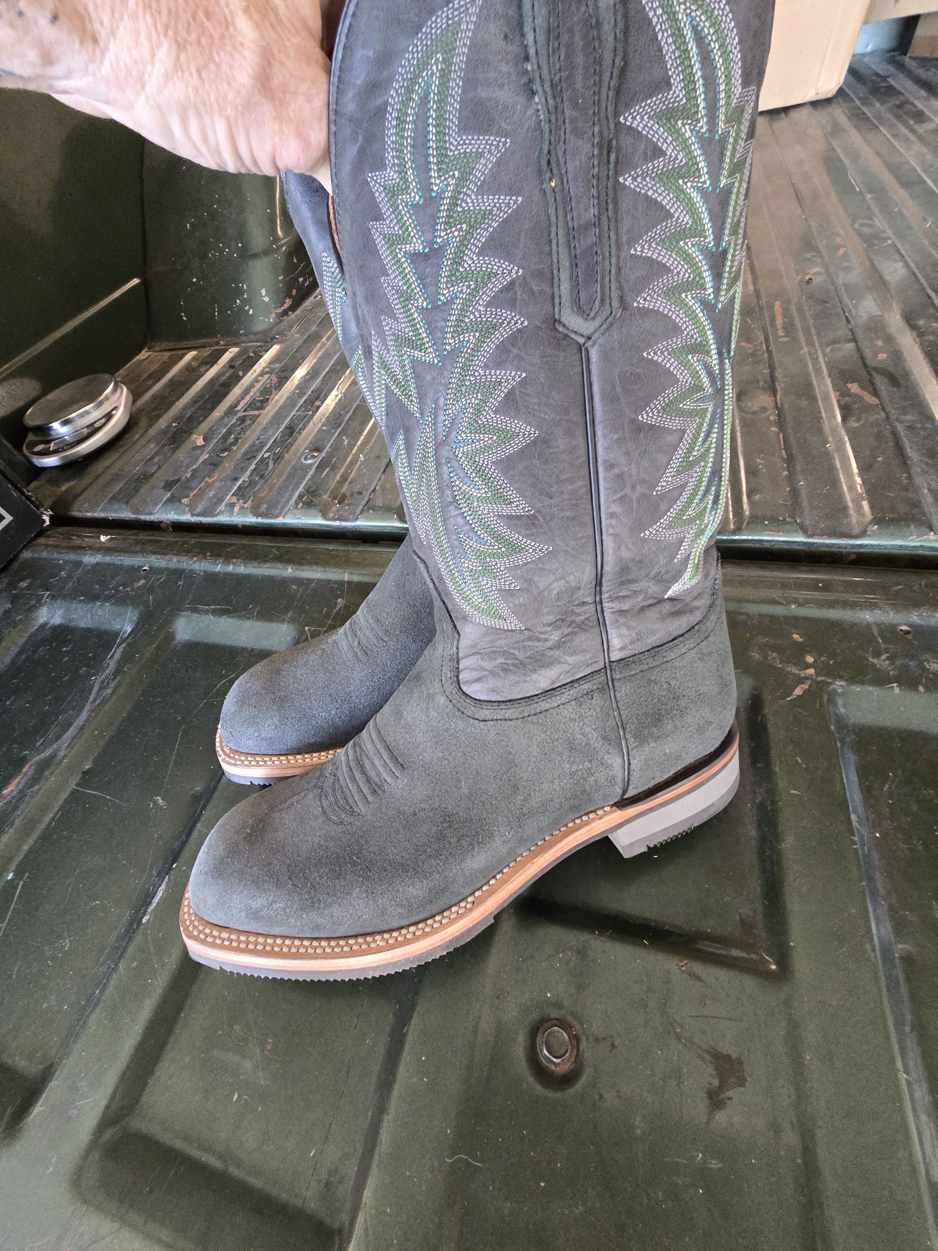 Lucchese Lucchese Men's Rudy Gray Boots Size US 11.5 / EU 44-45 - 3 Thumbnail