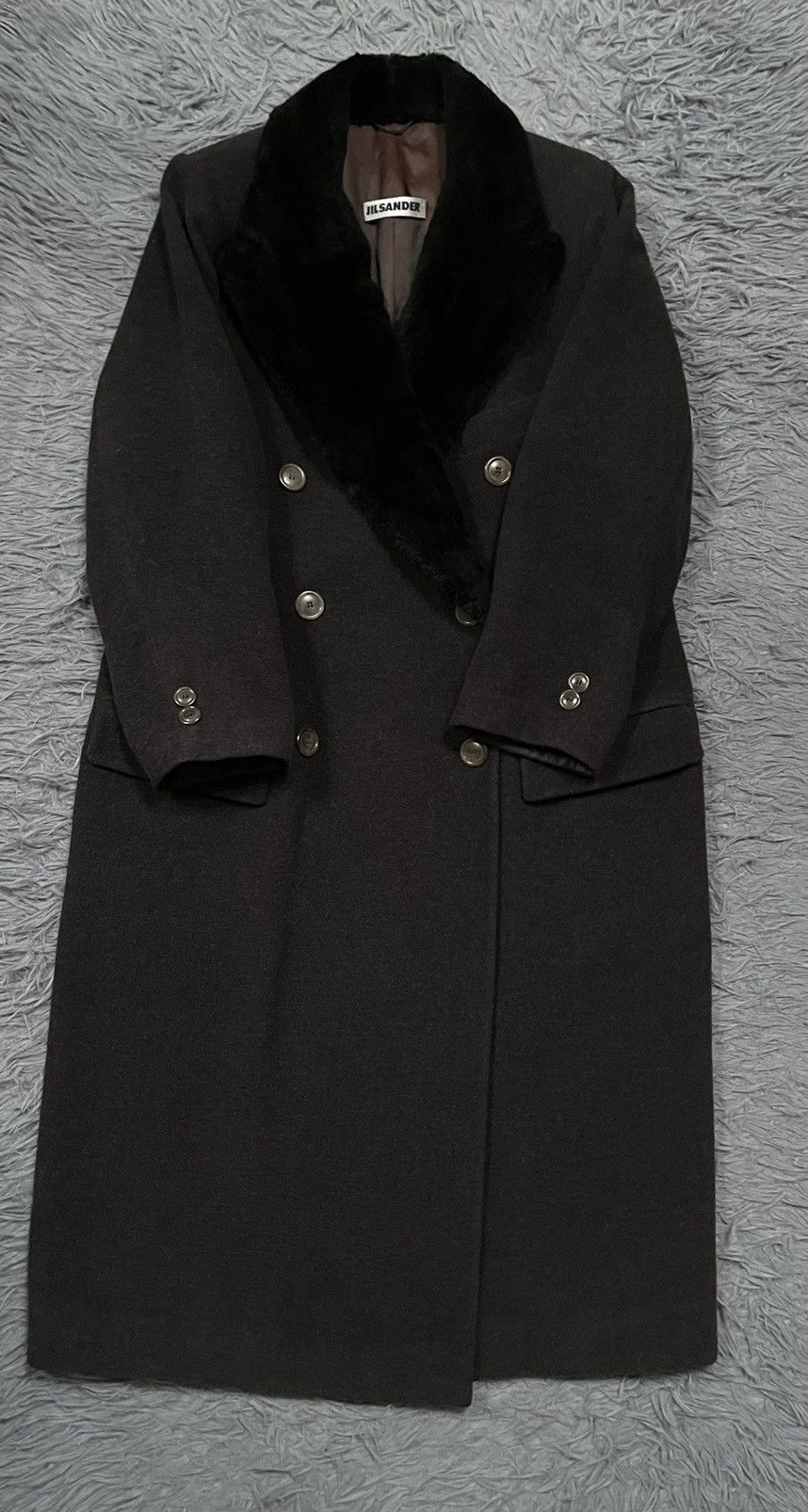 Jil Sander 90s archive wool cashmere coat jacket
