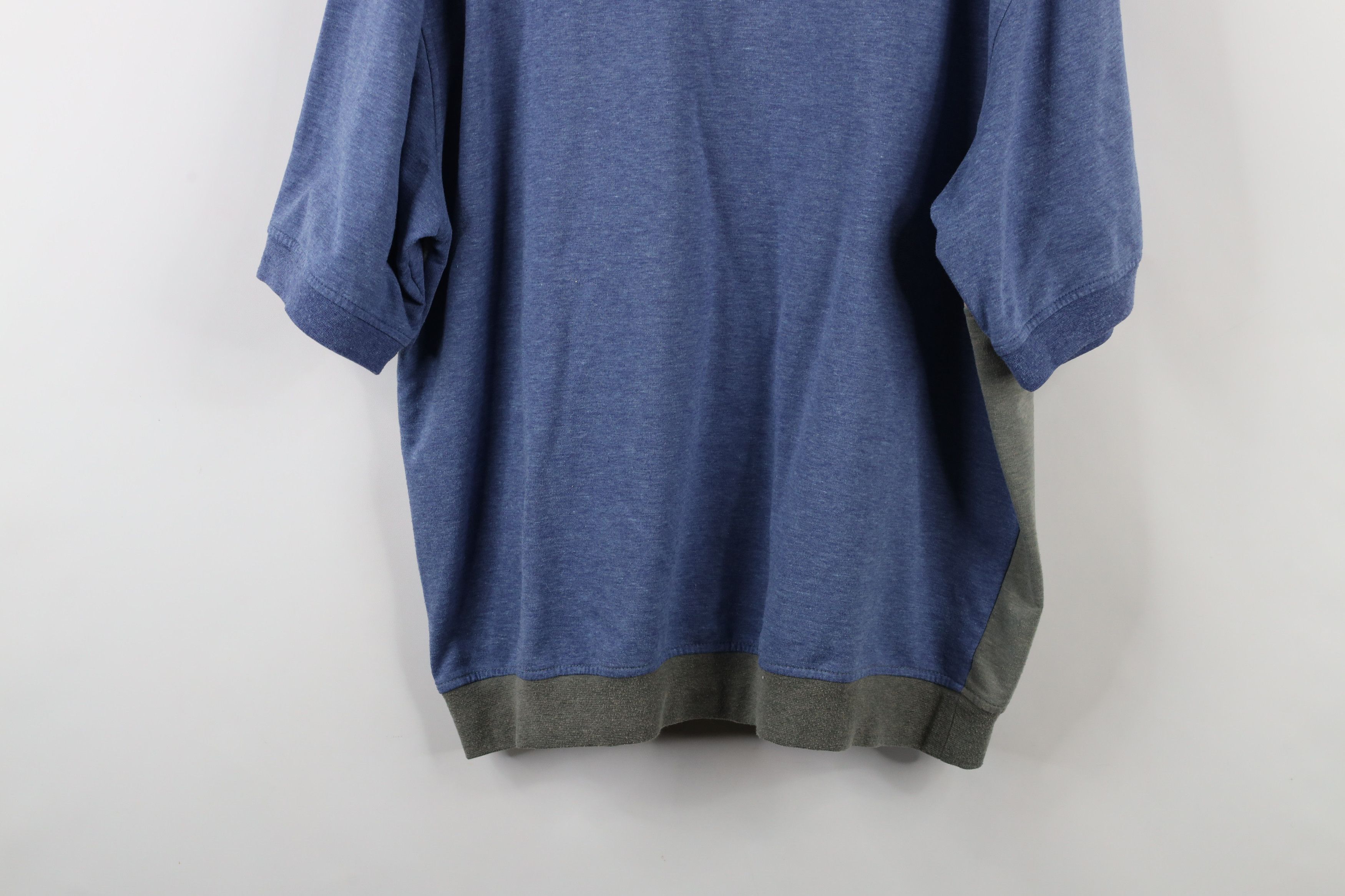 Vintage Vintage 90s Streetwear Block Collared Pullover Polo Shirt Size US L / EU 52-54 / 3 - 12 Thumbnail