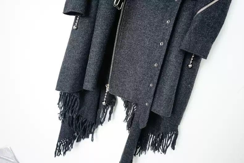Undercover undercover Autumn/Winter Fringe Wool coat Size US S / EU 44-46 / 1 - 5 Thumbnail