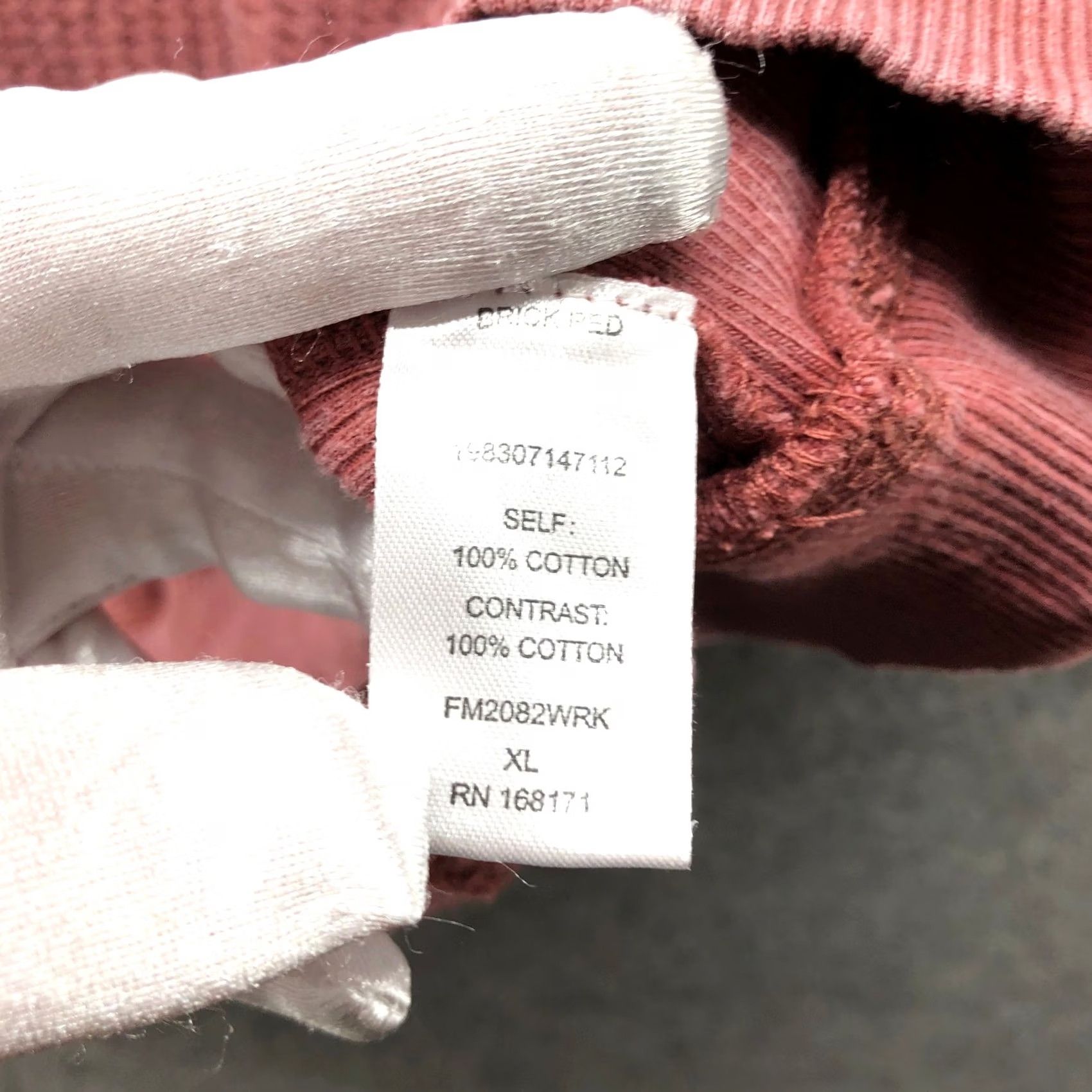 Market Farmers Market Waffle Knit Oversized Sweatshirt Womens XL Red Sunwashed Boho Size XL / US 12-14 / IT 48-50 - 6 Thumbnail