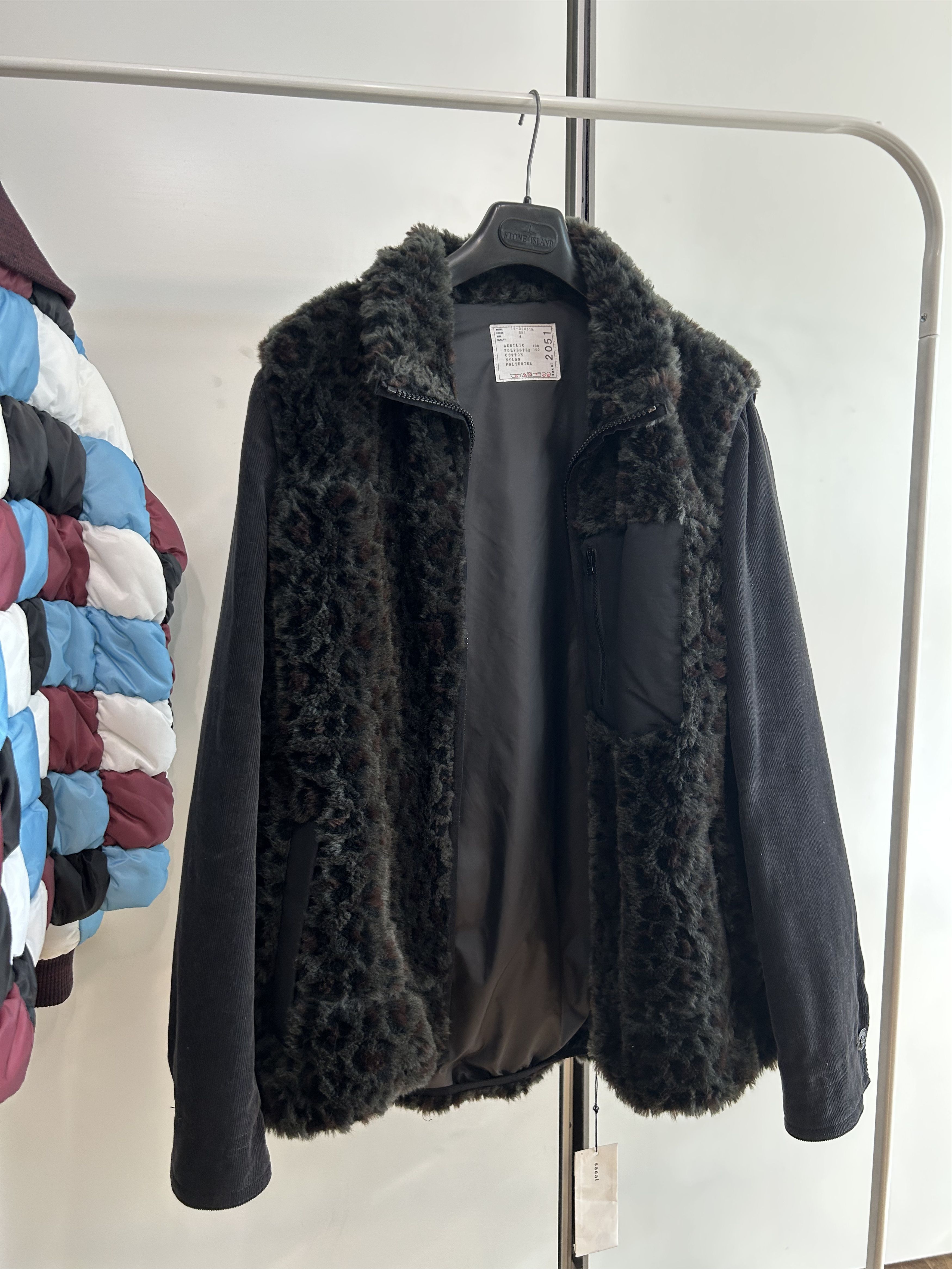 Sacai SACAI Fur-Trimmed Collection Jacket Size US XL / EU 56 / 4 - 8 Thumbnail
