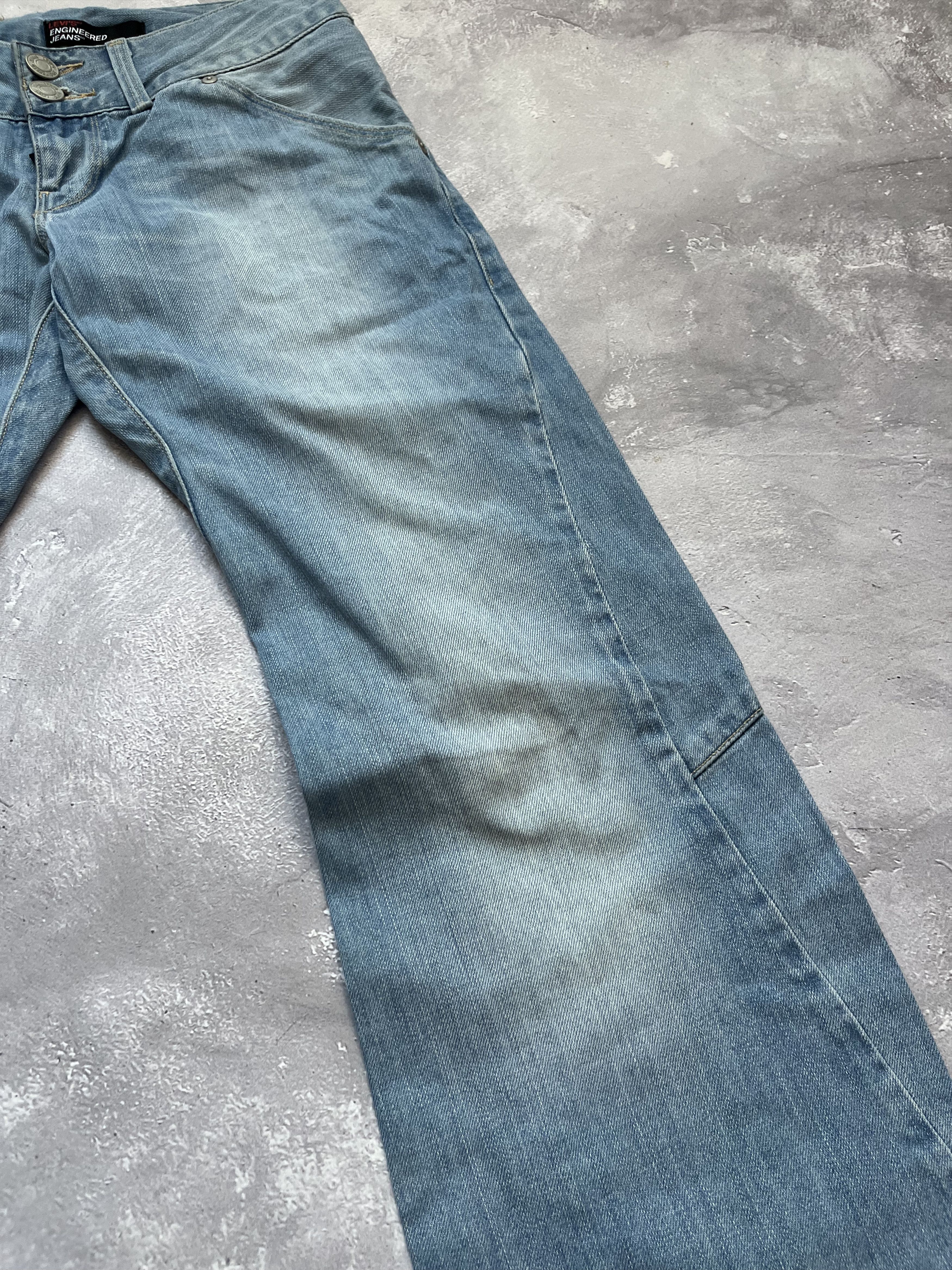 Engineered Garments × Levi's LEVI'S ENGINEERED JEANS TWISTED LEG VINTAGE Y2K DENIM PANTS Size 29" - 4 Thumbnail