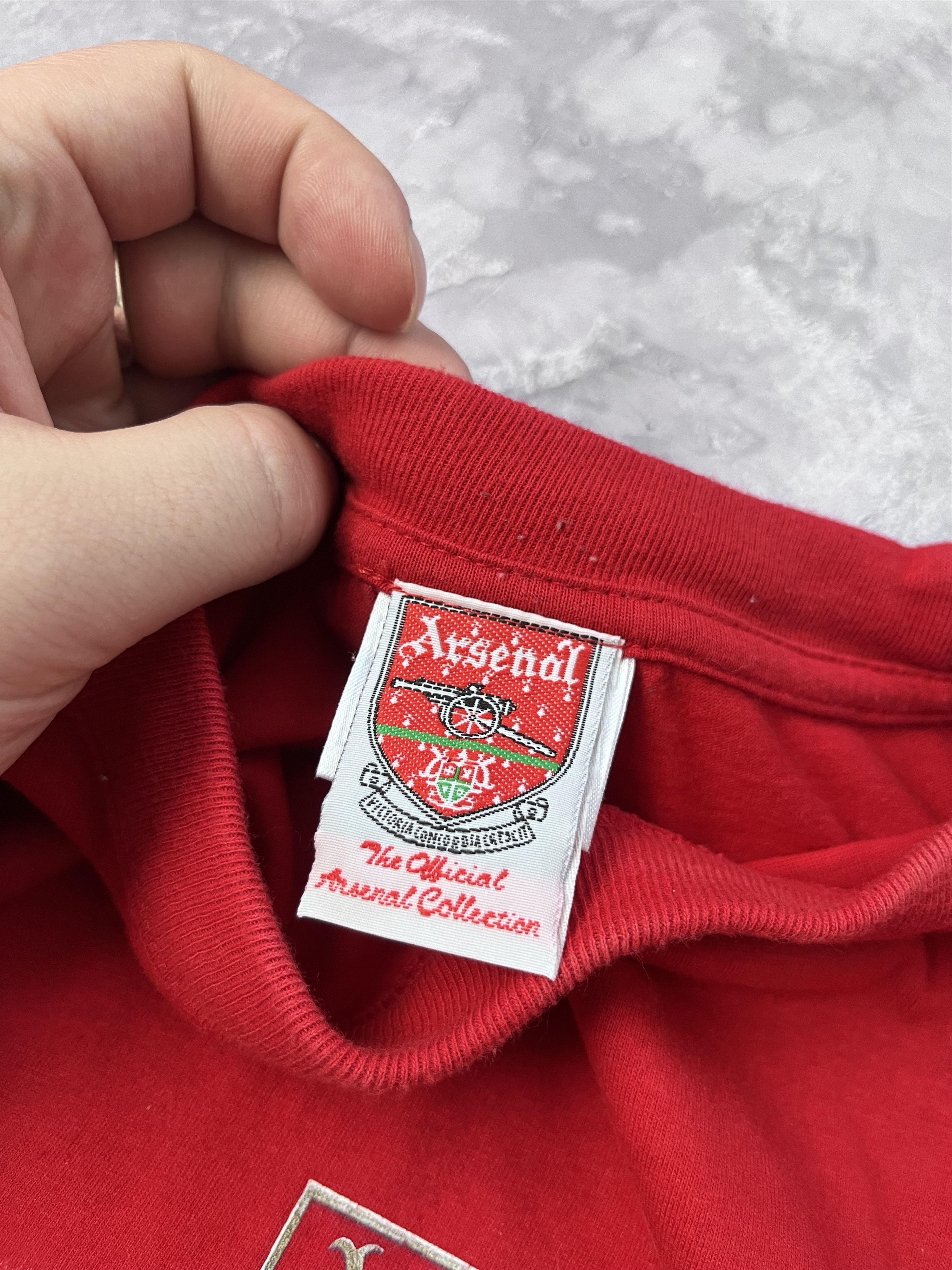 Vintage Vintage 2002 Arsenal FA CUP FINAL Football T-shirt Red Rare Size US L / EU 52-54 / 3 - 6 Thumbnail