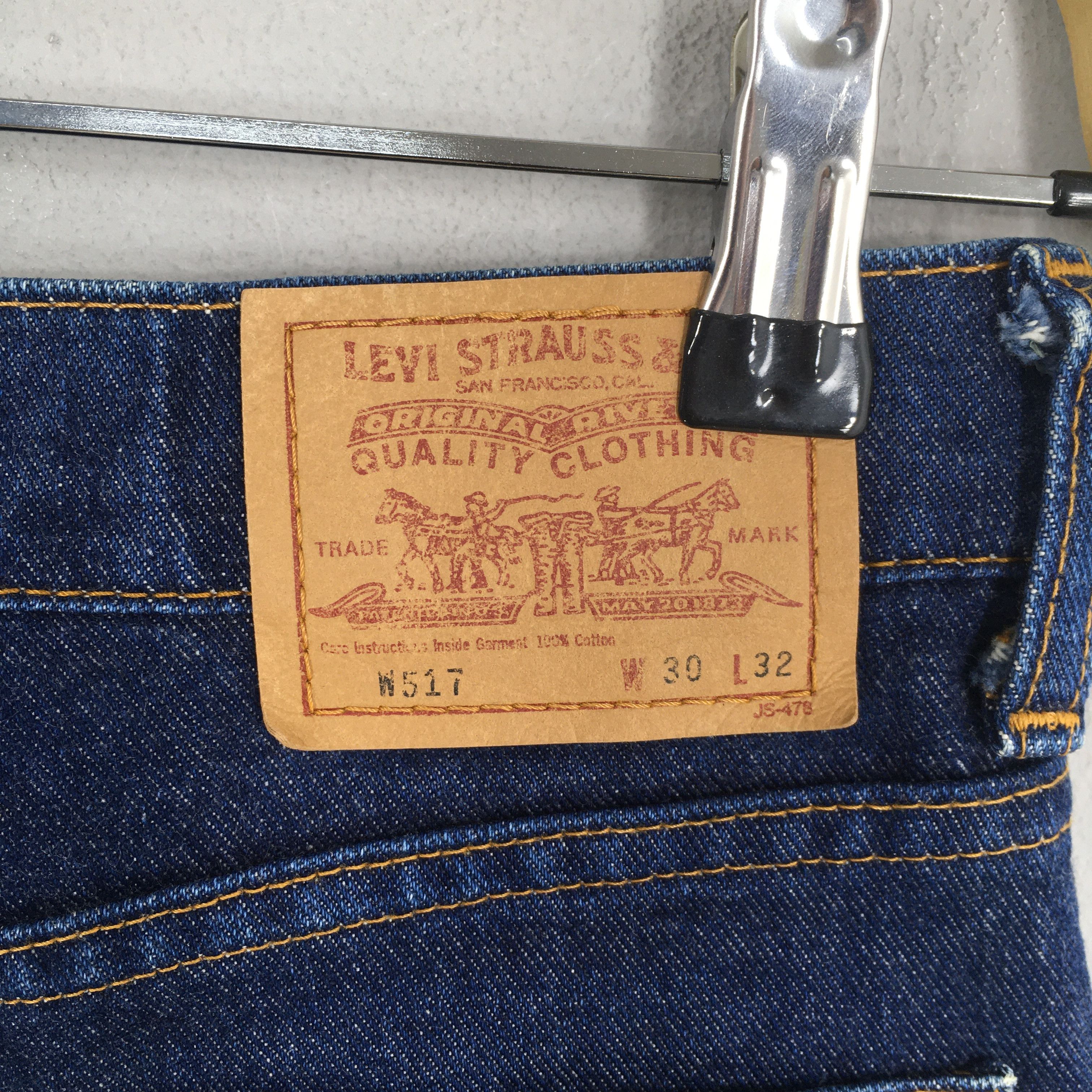 Levi's Size 25x28 Vtg Levis 517 Stonewash Flare Bootcut Jeans S339 Size 25" / US 0 / IT 36 - 11 Thumbnail