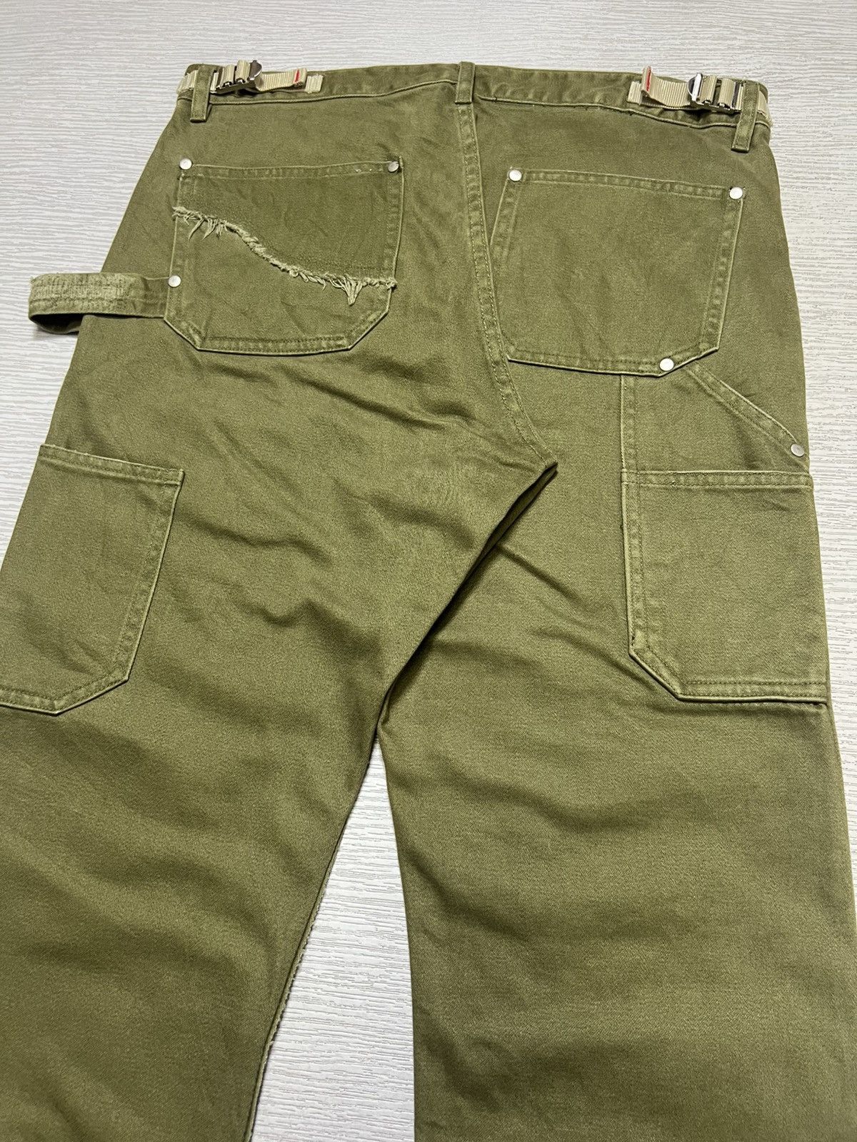 Vuja De Vuja De 004 Mori Distressed Double Knee Carpenter Pants Size US 34 / EU 50 - 13 Thumbnail