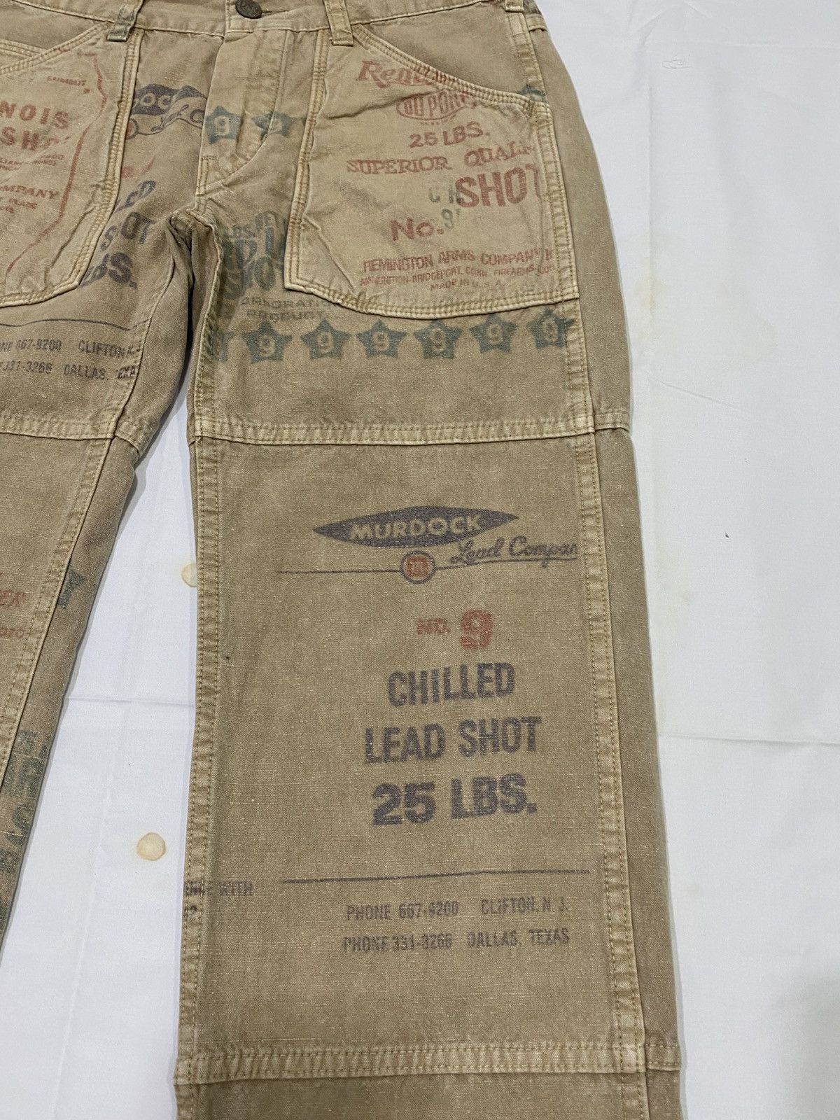 Hysteric Glamour Japanese brand denim & dungaree paint trousers / khakis pant Size US 28 / EU 44 - 22 Thumbnail