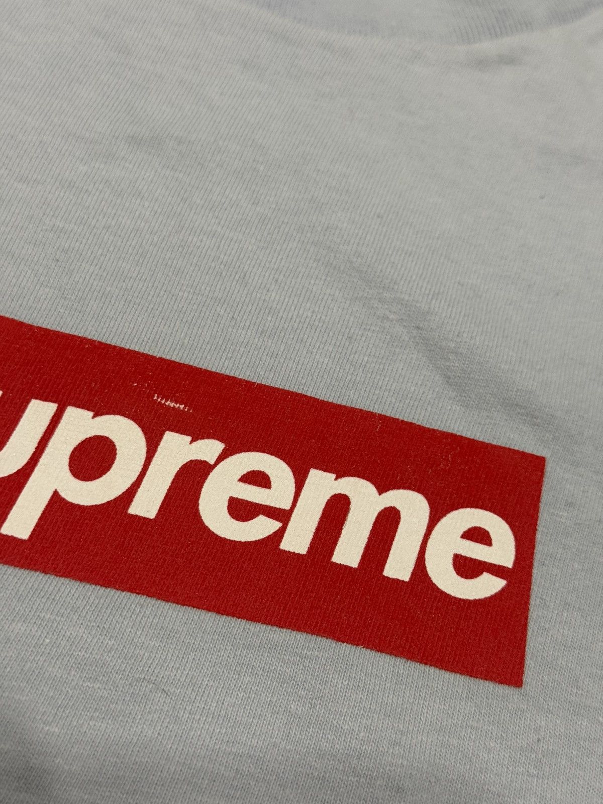 Supreme Supreme 20th Anniversary Box Logo Tee- Baby Blue Size US M / EU 48-50 / 2 - 4 Thumbnail