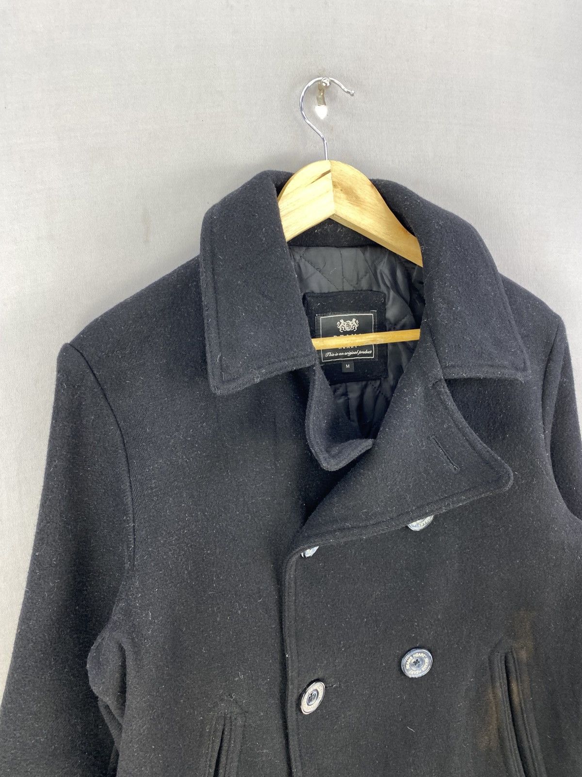 Beams Plus Beams Heart Double Breasted Pea Coat Size US M / EU 48-50 / 2 - 2 Thumbnail