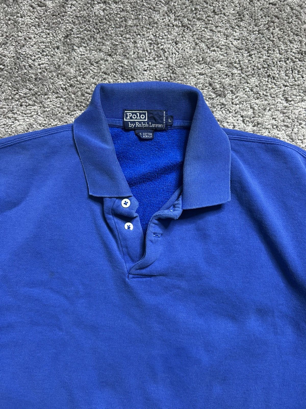 Polo Ralph Lauren Vintage 80s Polo Ralph Lauren Short Sleeve Polo Sweater Boxy Size US L / EU 52-54 / 3 - 2 Thumbnail