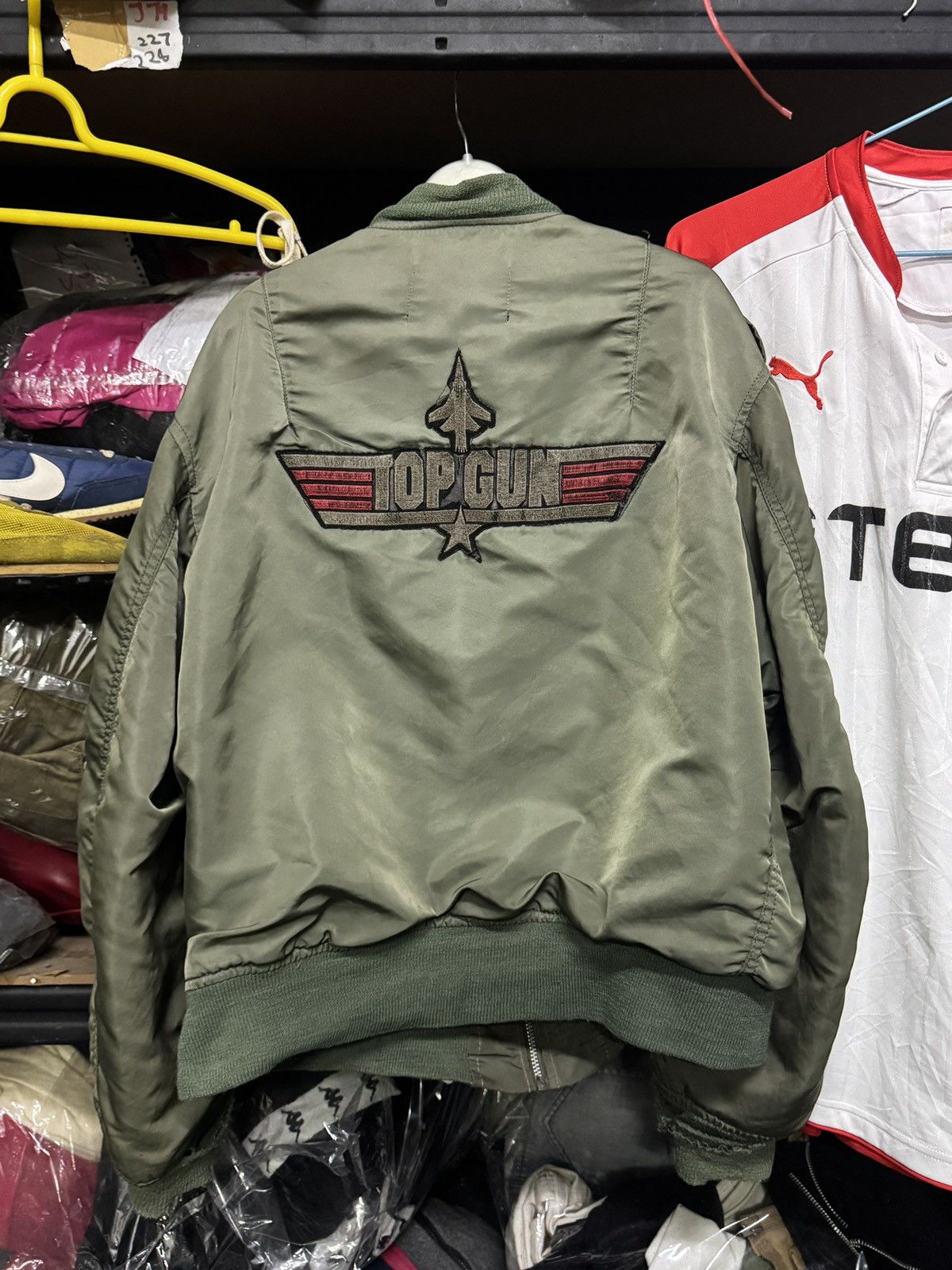Vintage RARE! VINTAGE 1986 TOP GUN MOVIE Bomber Jacket Size US M / EU 48-50 / 2 - 7 Thumbnail