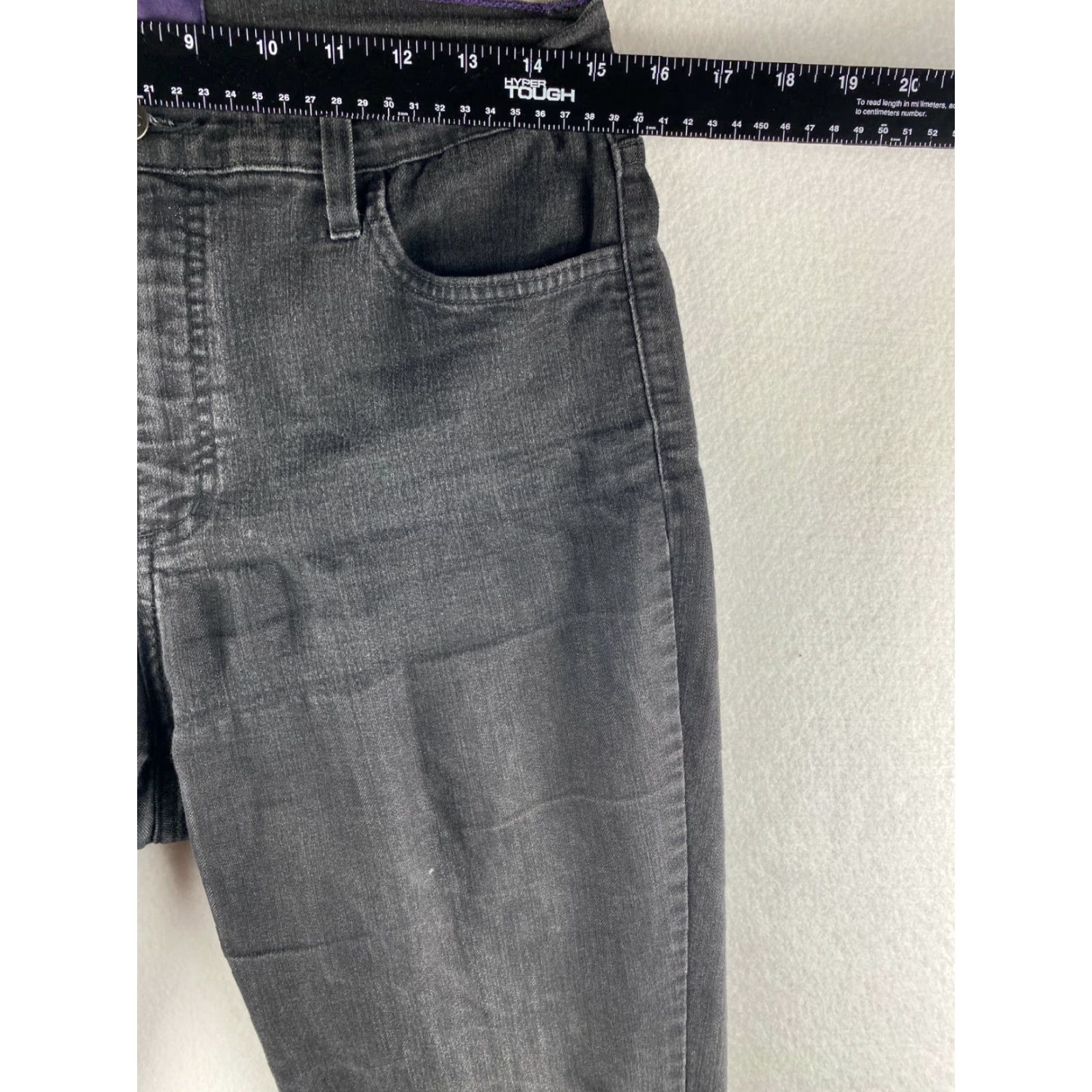 NYDJ NYDJ Jeans Black 8 NYDJ Not Your Daughters Jeans 8 Black Mom Relaxed Stretch Denim Pants Women Size 30" / US 8 / IT 44 - 3 Thumbnail