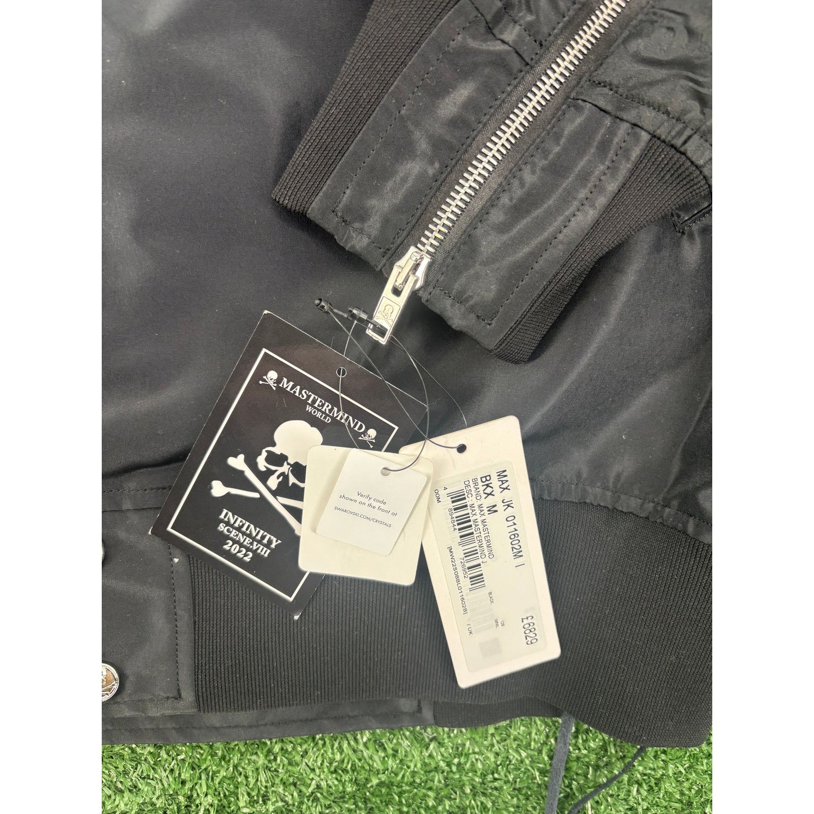 Mastermind Japan Mastermind World X Swarovski Varsity Jacket Size MD Size US M / EU 48-50 / 2 - 10 Thumbnail