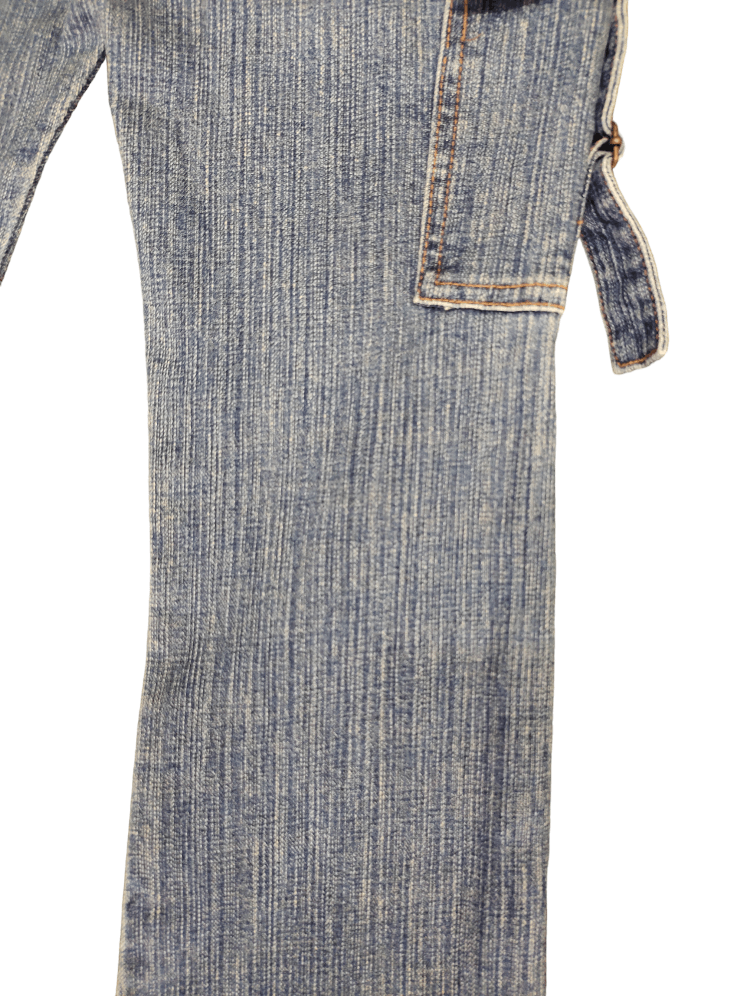 GOSTAR DE FUGA Flare Jeans Japan Cargo Faded Low Rise Boot Cut Y2k Goa Size US 27 - 16 Thumbnail