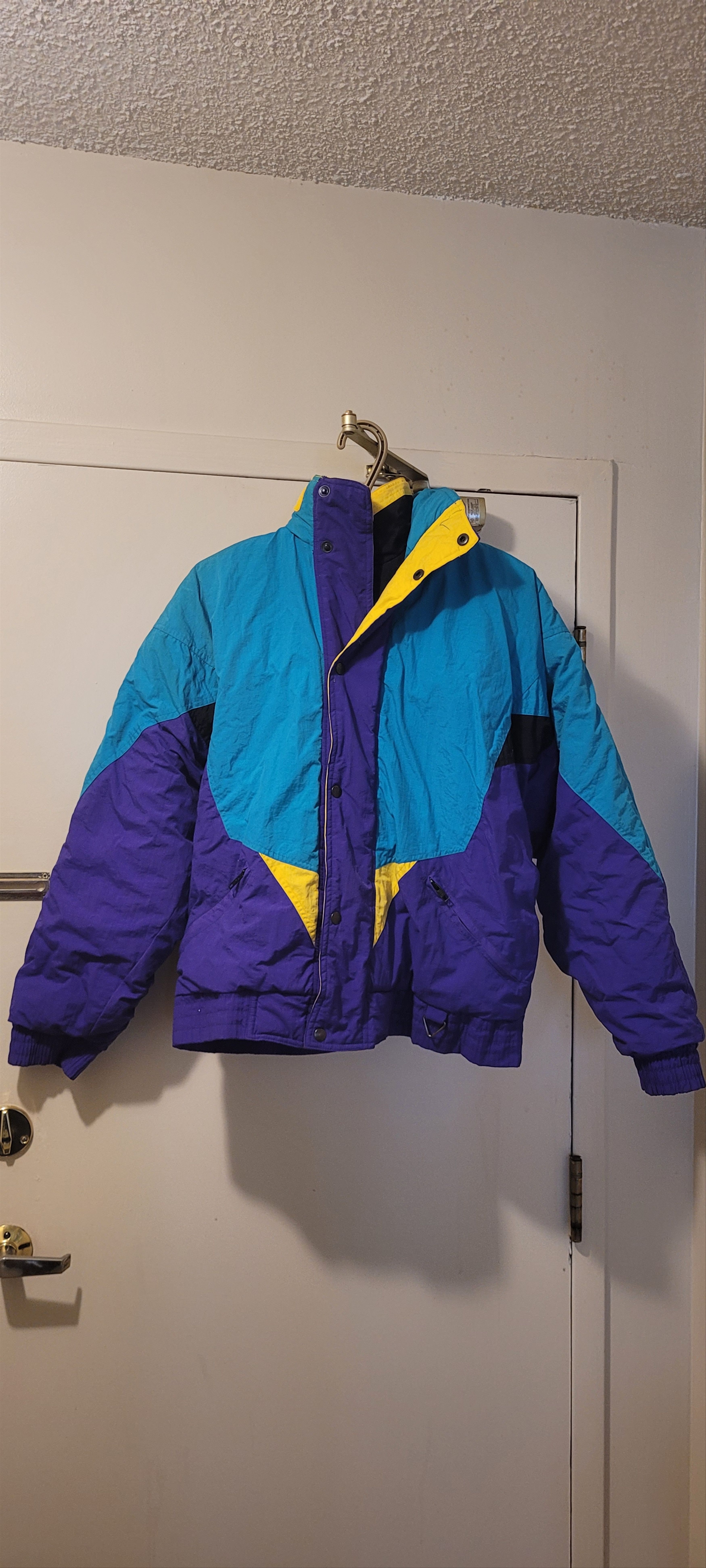 Other Retro 90s Polarwind Puffer Snow Colour Block Jacket Size US M / EU 48-50 / 2 - 2 Thumbnail