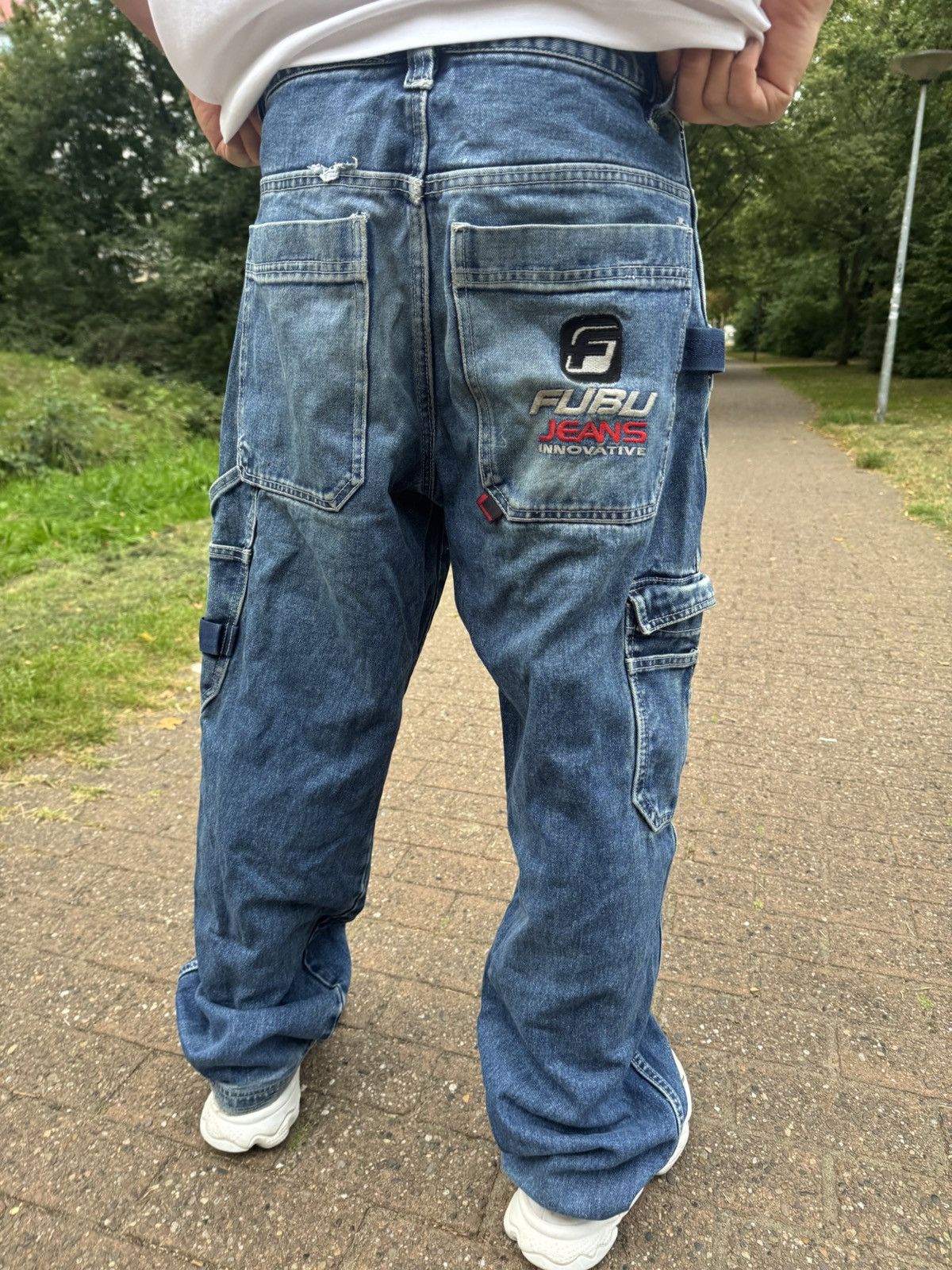 Fubu Fubu Vintage Jeans Avantgarde Streetwear Y2K Size US 34 / EU 50 - 4 Thumbnail