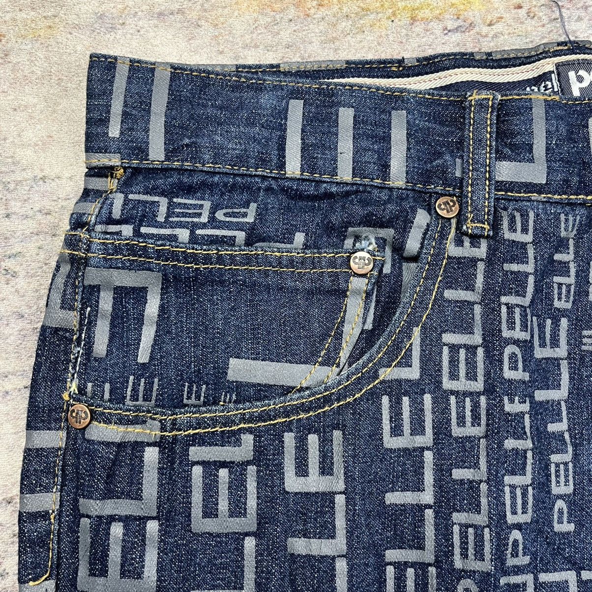 Pelle Pelle Pelle Pelle marc buchanan hip hop psychedelic logo pants Size US 34 / EU 50 - 6 Thumbnail