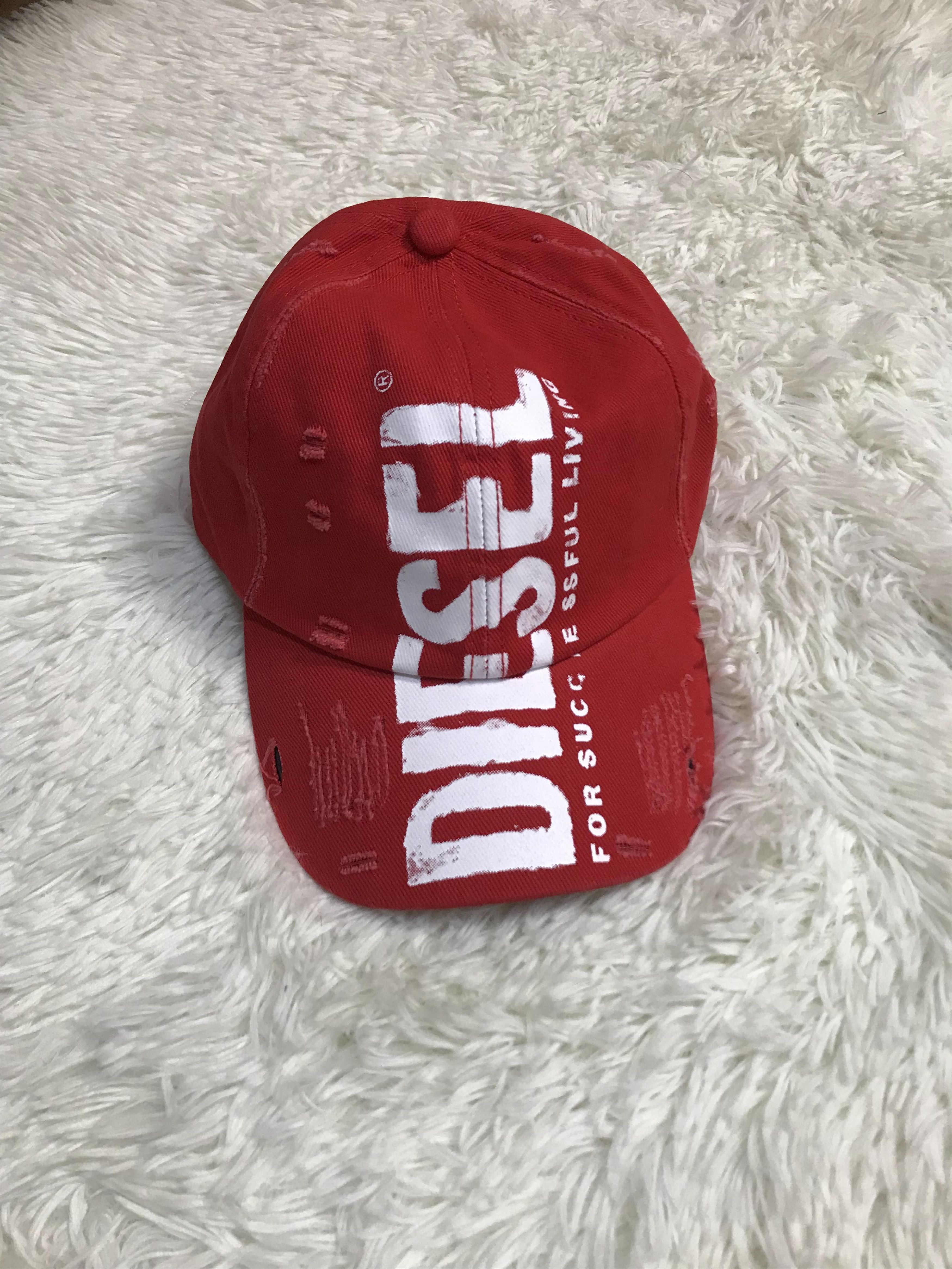 Diesel C-Ewan logo-print cap