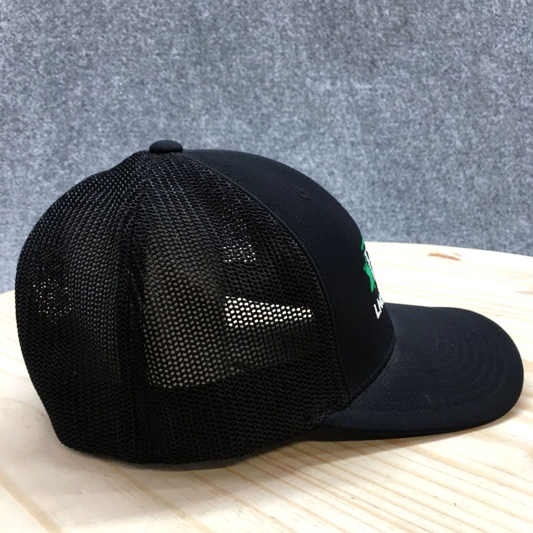 Logo 7 Elden'S Pacific Headwear Baseball Cap Mens Black S-M Adjustable Embroidered Logo Size ONE SIZE - 5 Thumbnail
