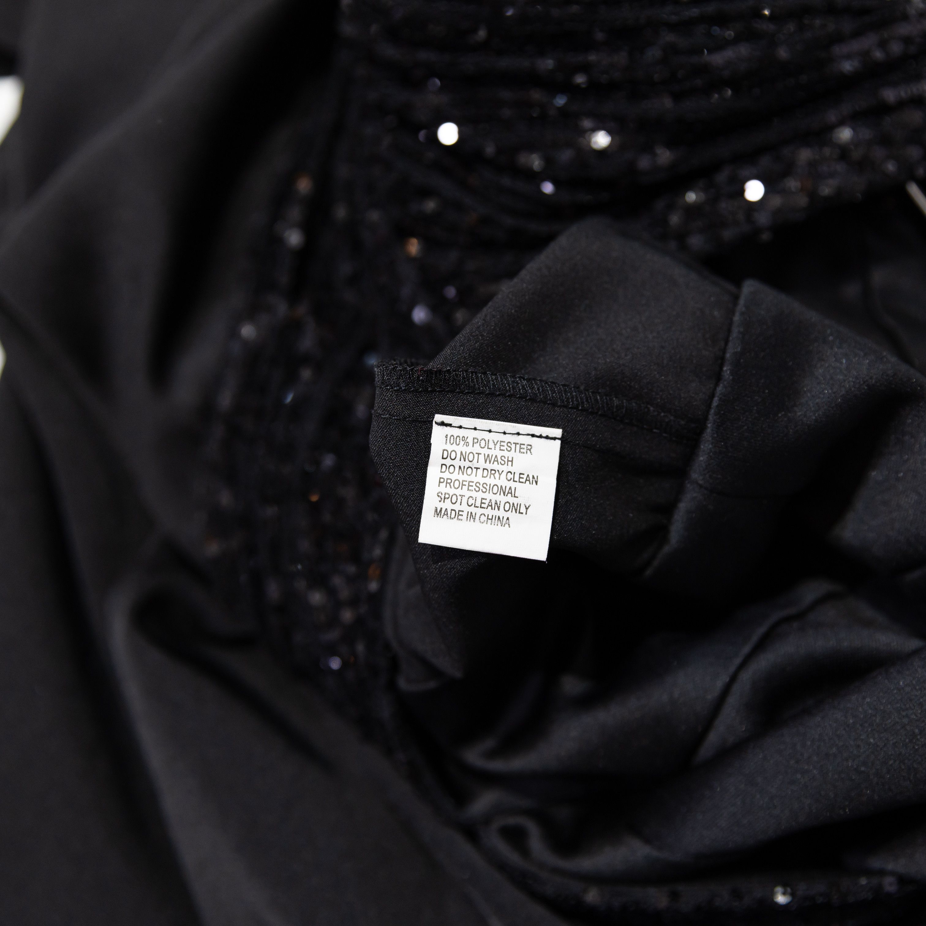 Mac Duggal Ieena Mac Duggal Satin Sequin Glitter Size 36" / US 14 / IT 50 - 3 Thumbnail