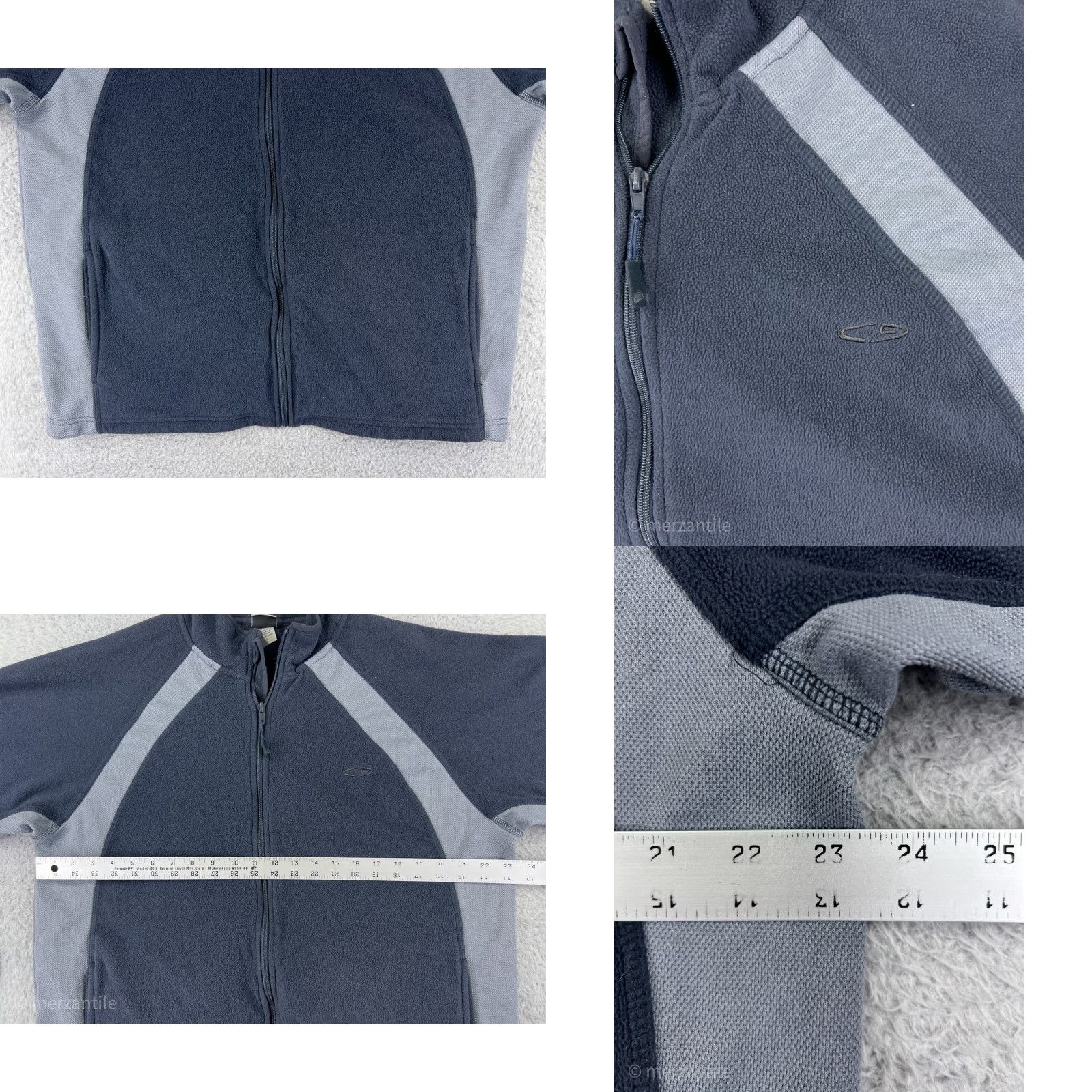 Champion Champion Jacket Men Large Blue Full Zip Mock Neck 100% Polyester Fleece Gorpcore Size US L / EU 52-54 / 3 - 8 Thumbnail