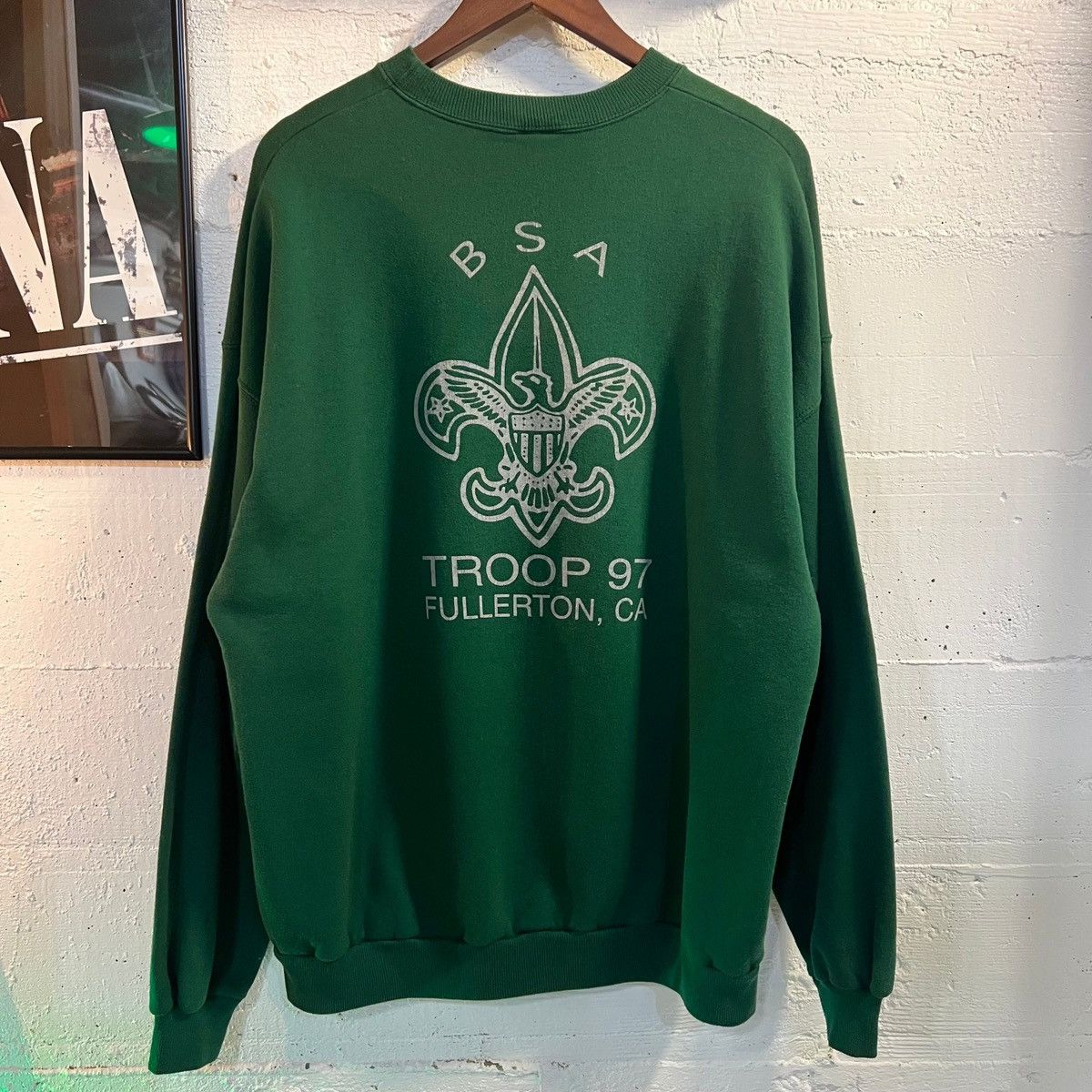 Hanes Vintage Boy Scouts ‘Troop 97’ Crewneck Sweatshirt Size US XXL / EU 58 / 5 - 2 Thumbnail