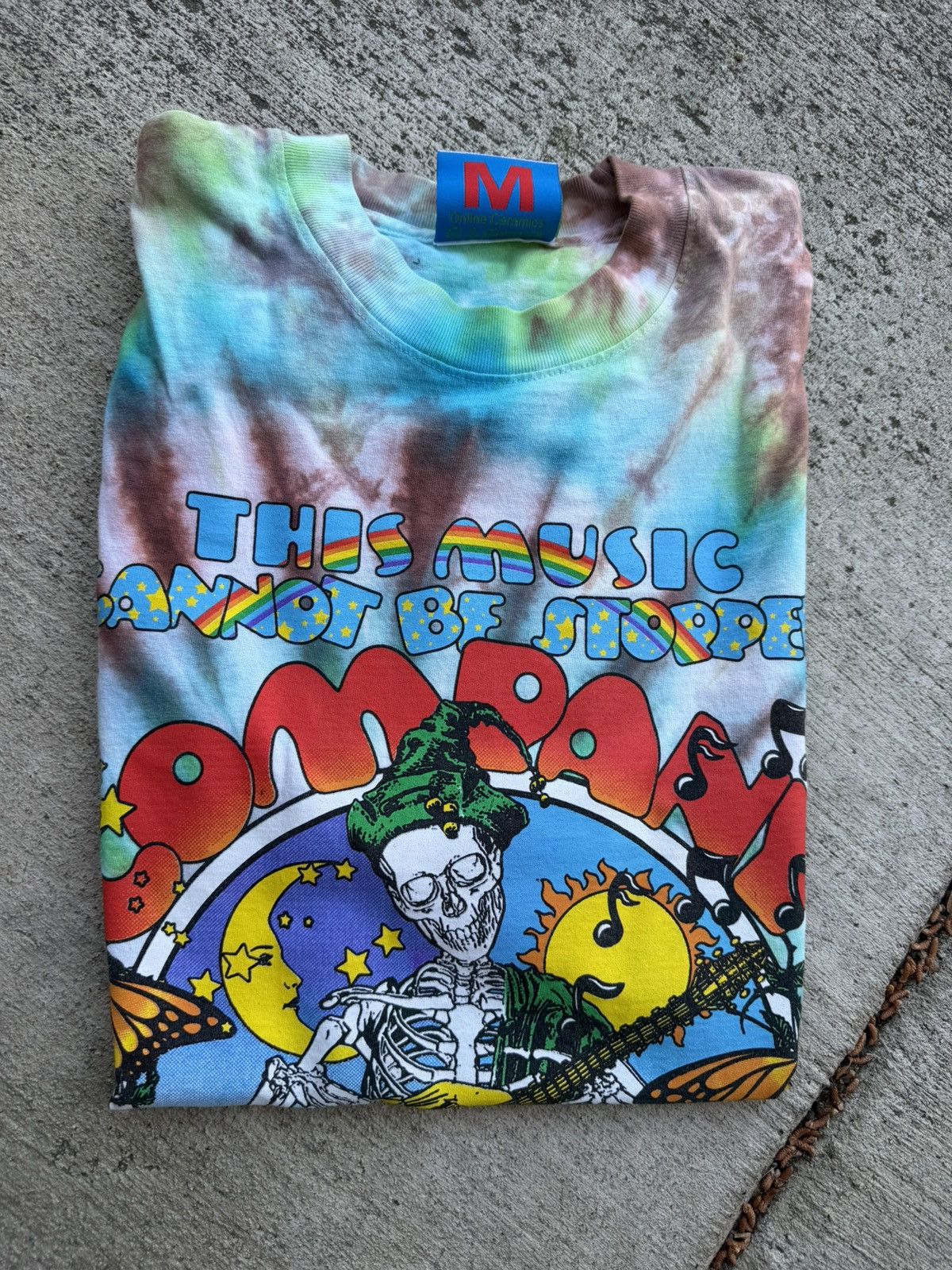 Online Ceramics John Mayer Festival Tour Tie Dye Tee