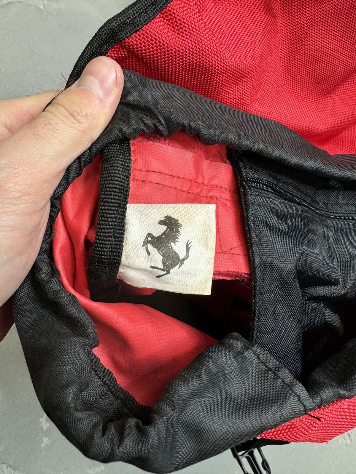 Ferrari Ferrari Vintage Red backpack Size ONE SIZE - 5 Thumbnail