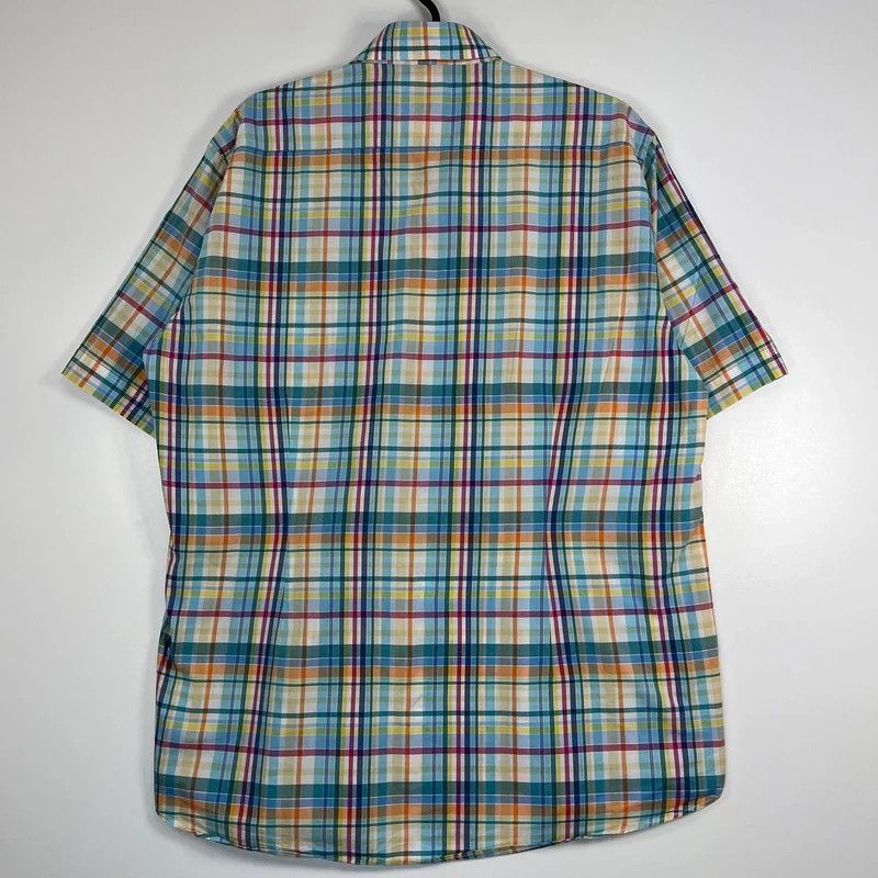 Paul & Shark Paul & Shark Yachting Plaid Short Sleeve Button Down Size L Size US L / EU 52-54 / 3 - 6 Thumbnail