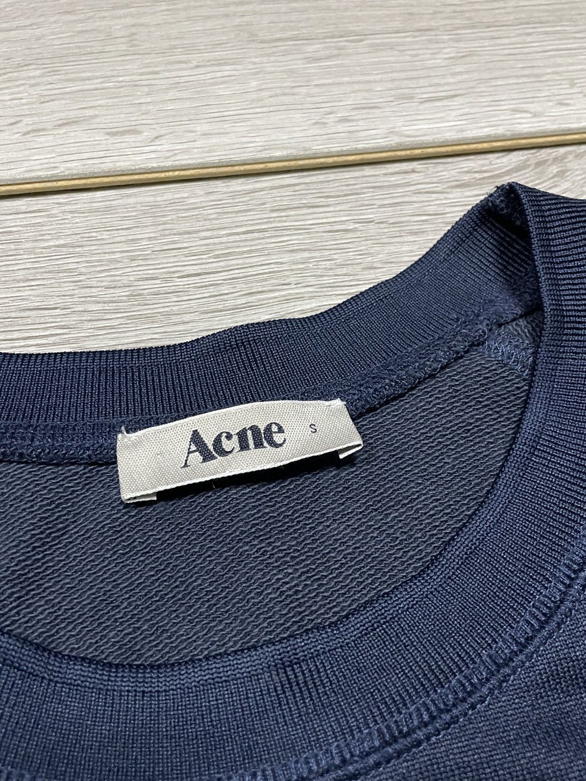 Acne Studios Acne Nylon Pocket Crewneck College Sharp CAW11 Size US S / EU 44-46 / 1 - 5 Thumbnail
