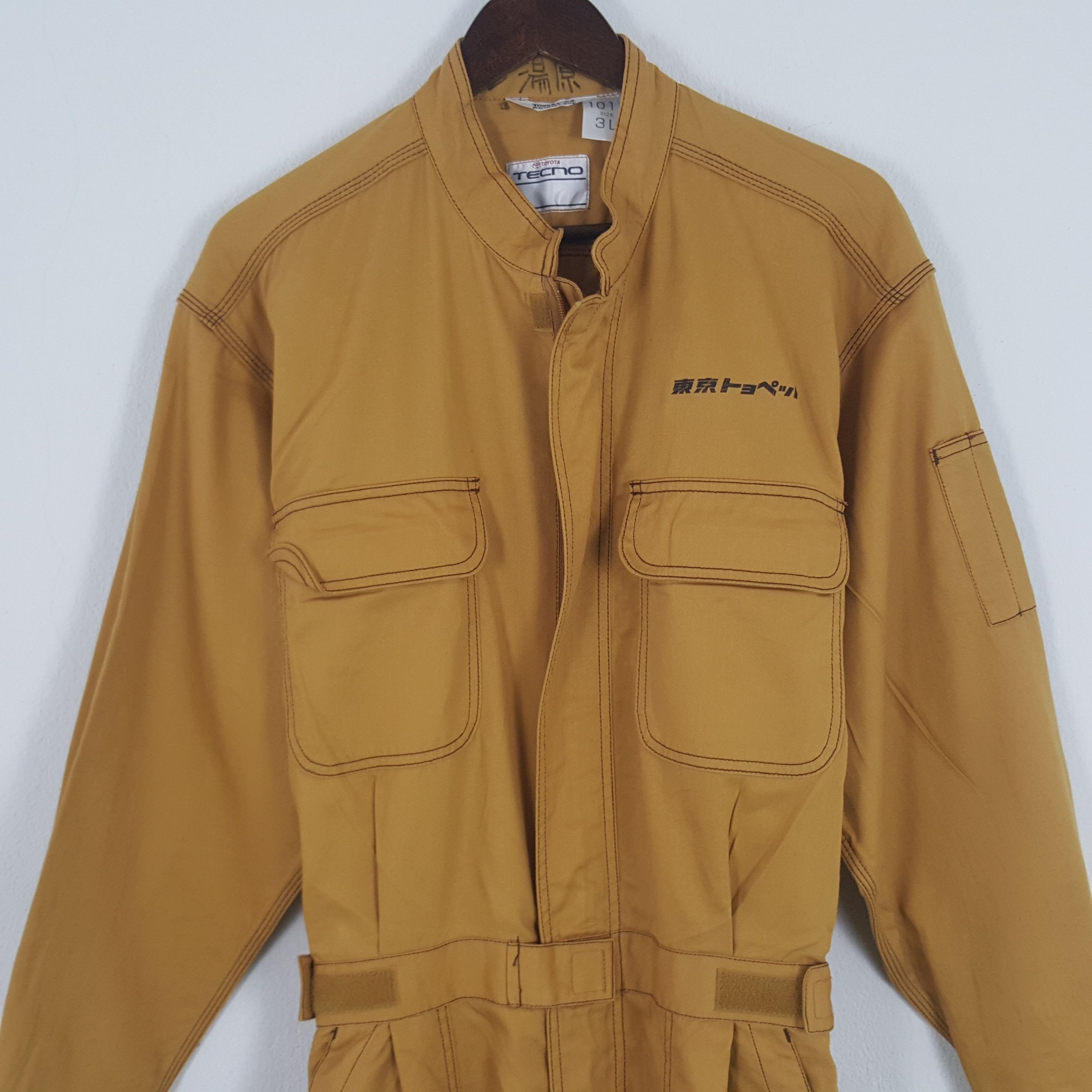 Sports Specialties × Vintage Vintage Toyota Tecno Japan Uniform Coverall Jacket Size US L / EU 52-54 / 3 - 7 Thumbnail