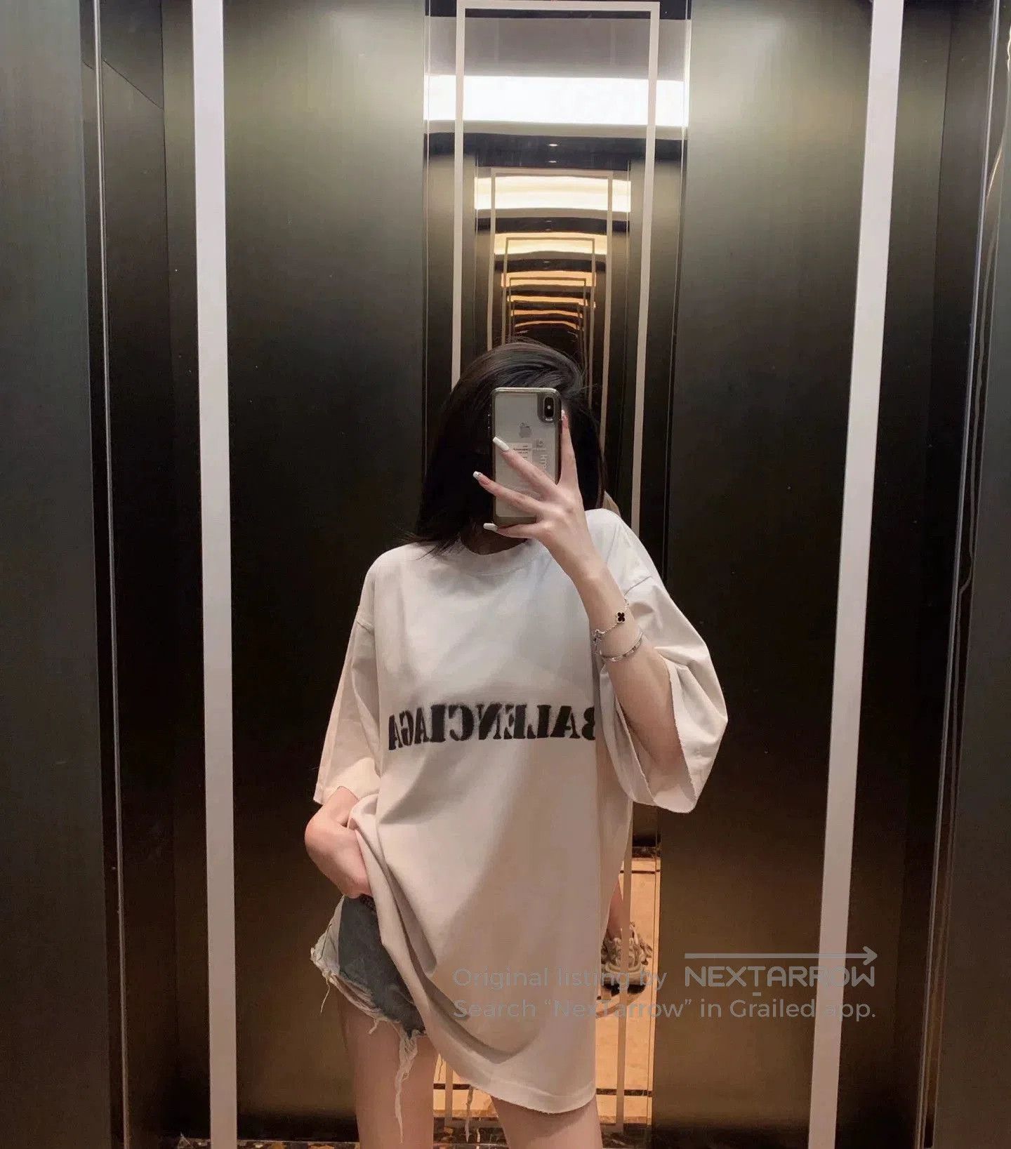 Balenciaga Balenciaga SS24 Logo Distressed Crewneck Tee. Size US XS / EU 42 / 0 - 8 Thumbnail