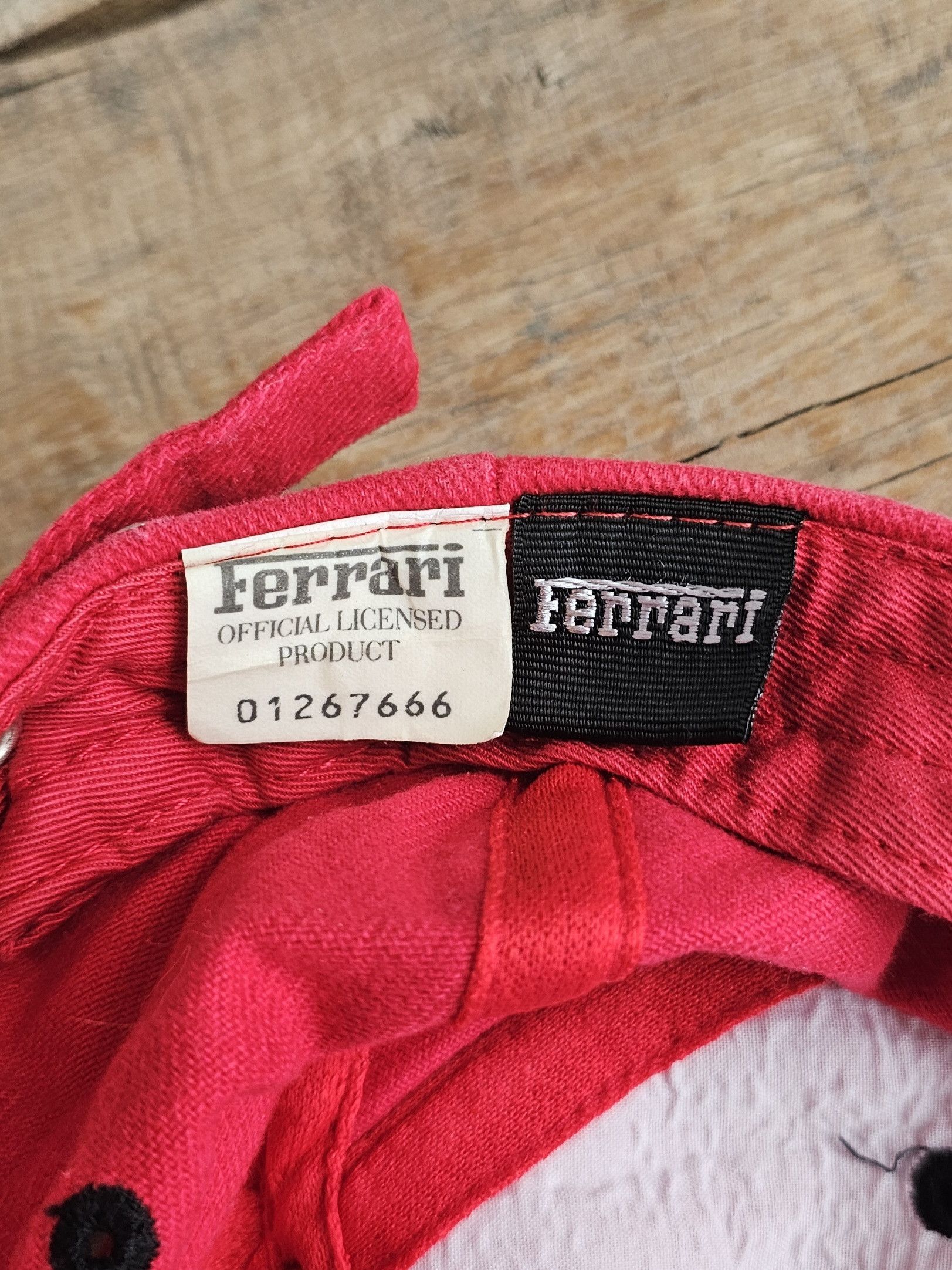 Ferrari Ferrari Big Logo 90's Red Hat Size ONE SIZE - 5 Thumbnail