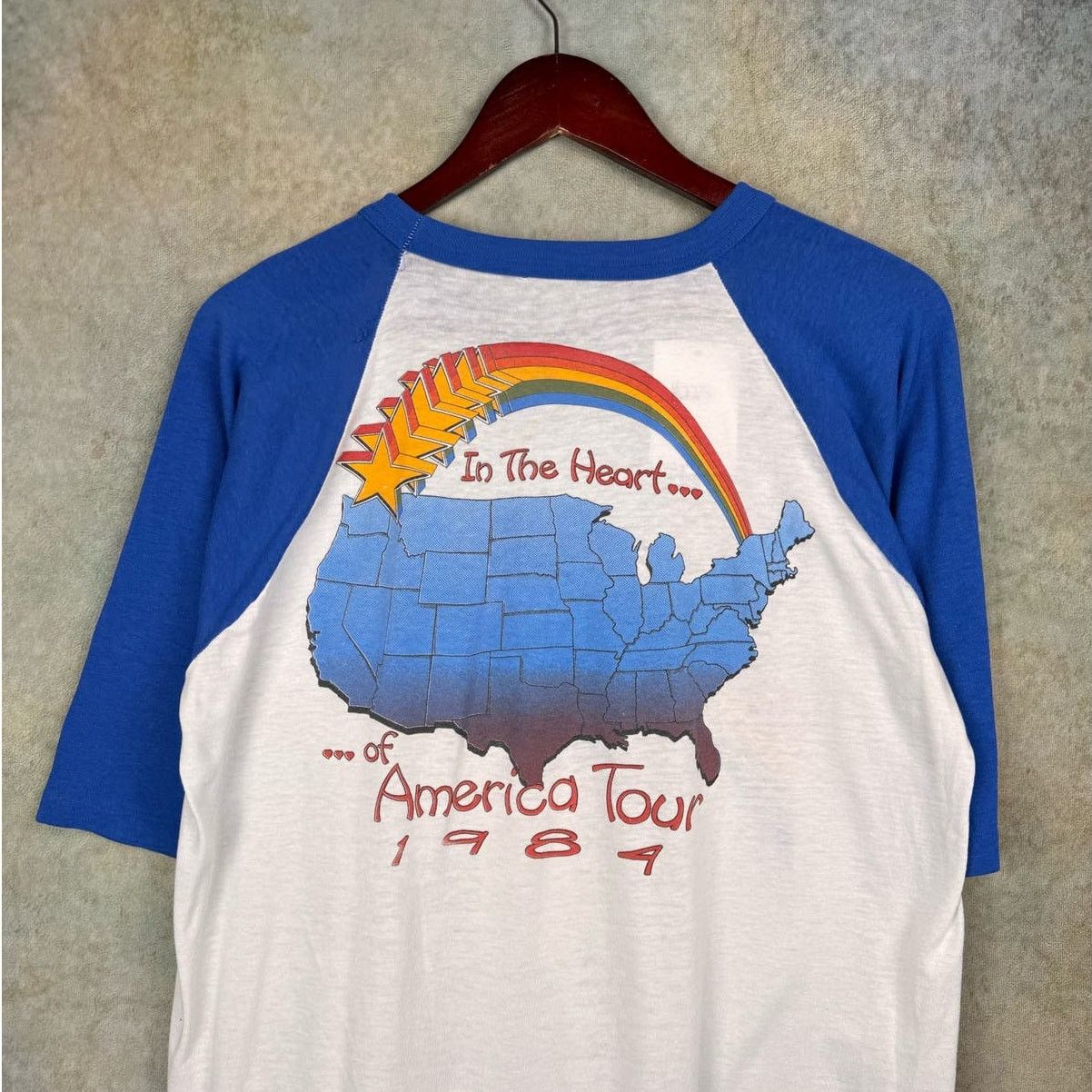 Band Tees × Vintage VTG 1984 Kool & The Gang In The Heart Band Tour T Shirt L Size US L / EU 52-54 / 3 - 4 Thumbnail
