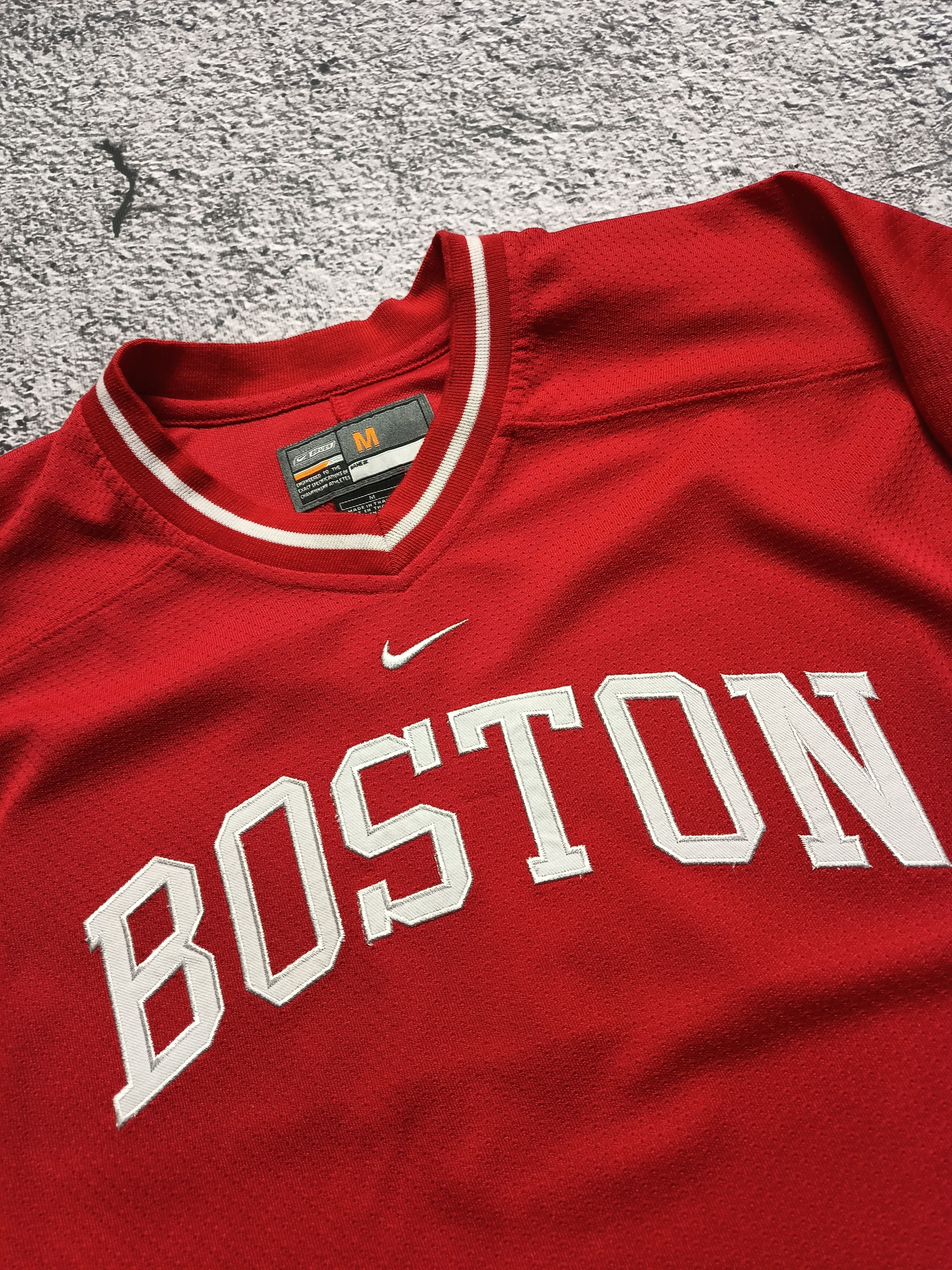 Nike × Vintage Vintage Nike Hockey Jersey Boston University Size US M / EU 48-50 / 2 - 2 Thumbnail