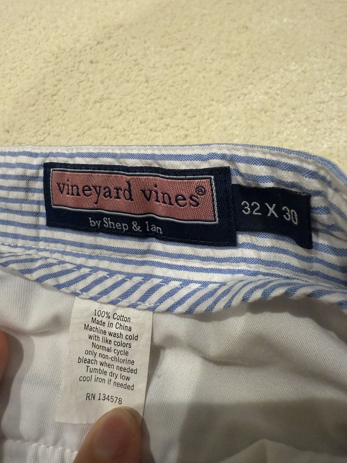 Vineyard Vines Vineyard Vines Seersucker Club Pants Size US 32 / EU 48 - 3 Thumbnail