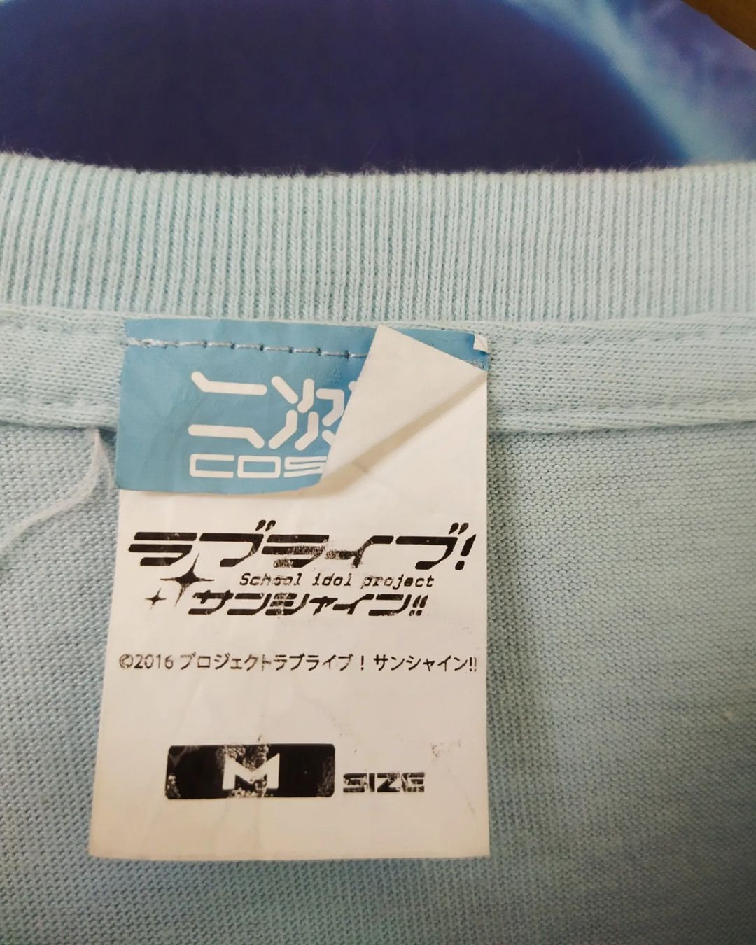 Anime × Japanese Brand Love Live Sunshine! All Over Blue Anime Idol Tee Cospa Size US M / EU 48-50 / 2 - 6 Thumbnail