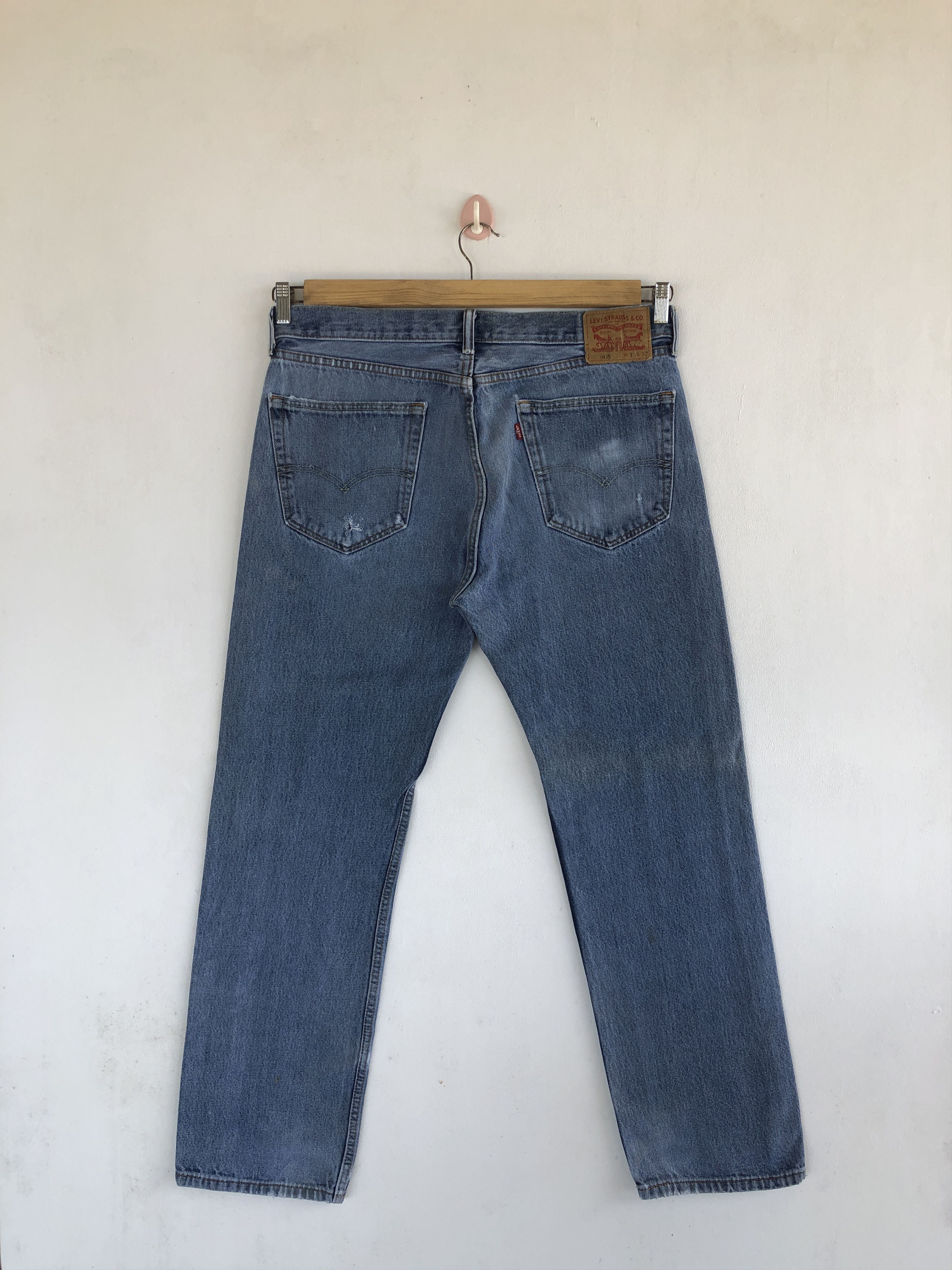 Levi's Vintage Levis Distressed Jeans Levi's 505 Light Wash Denim Size US 36 / EU 52 - 2 Thumbnail