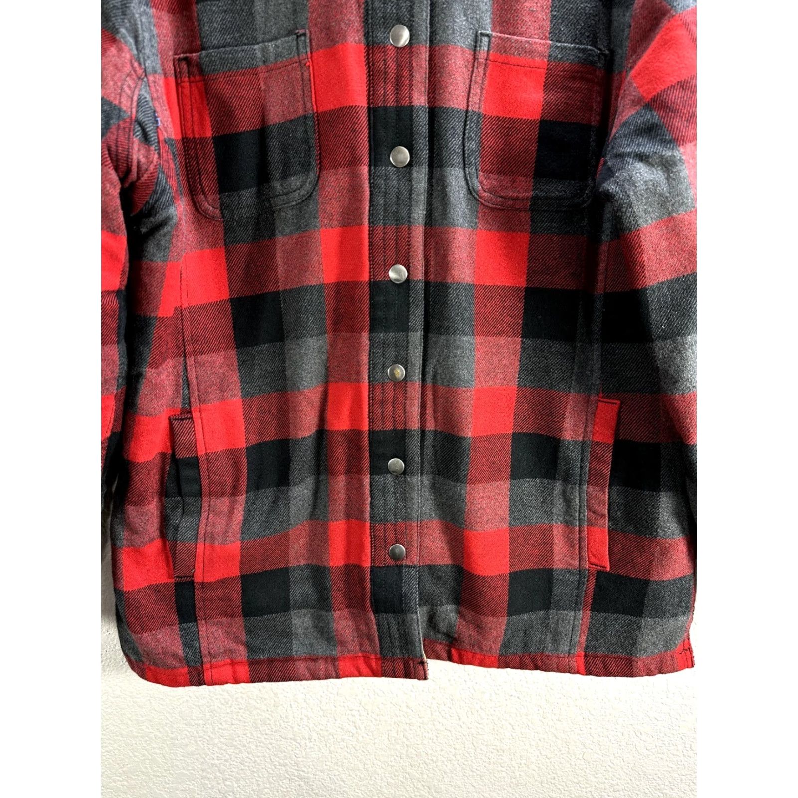 Vintage Mens Duluth Trading Red Plaid Thick Snap Button Shirt Long Sleeve Cotton Nylon M Size US M / EU 48-50 / 2 - 5 Thumbnail