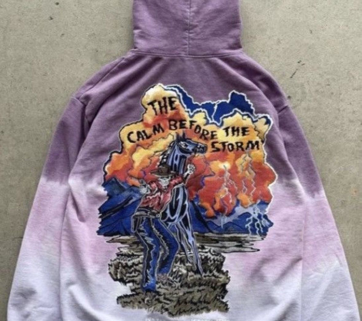 Calm before the storm hoodie by Warren lotas