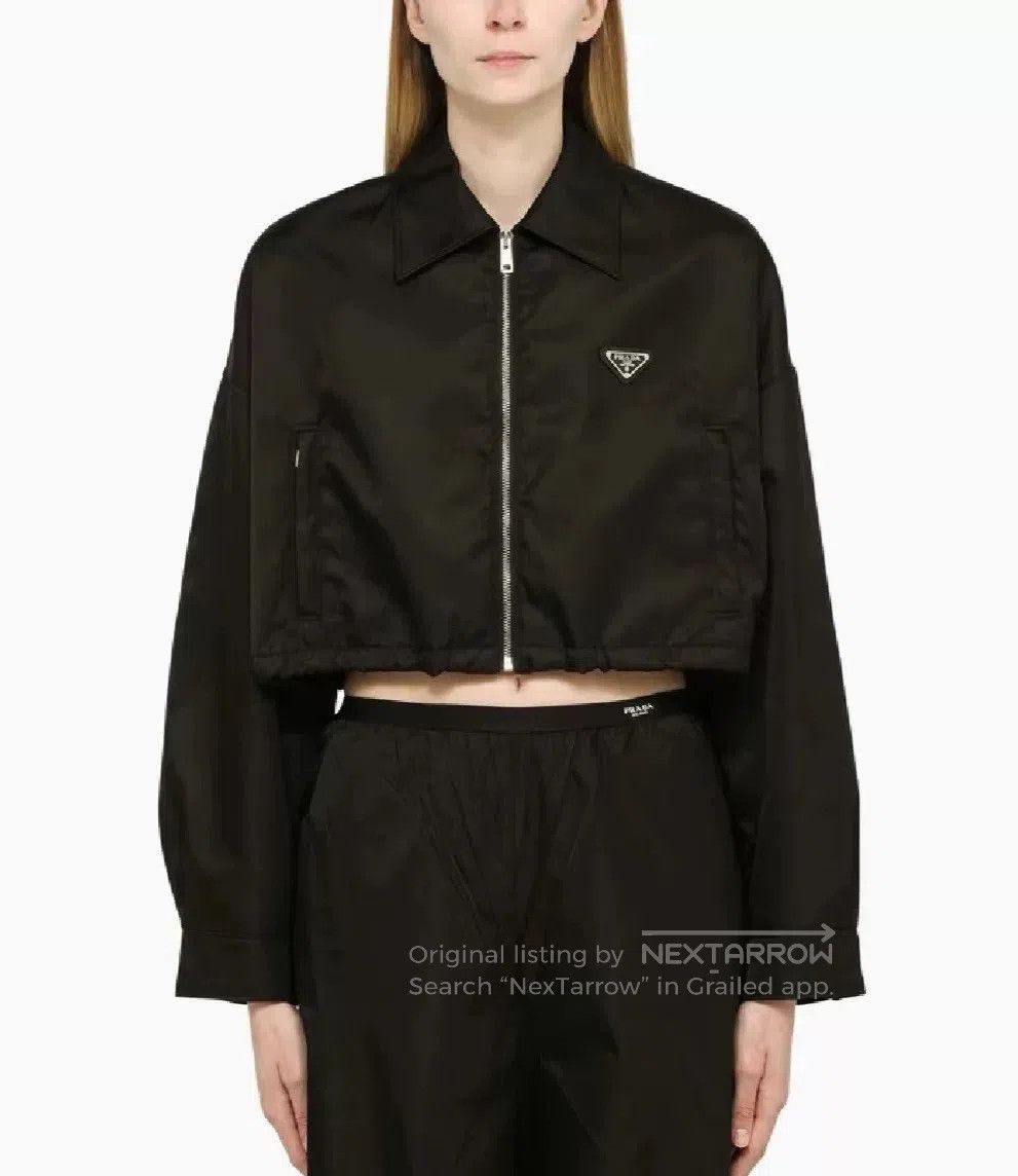 Prada Prada Women's Black Recycled Nylon Short Jacket. Size S / US 4 / IT 40 - 1 Thumbnail