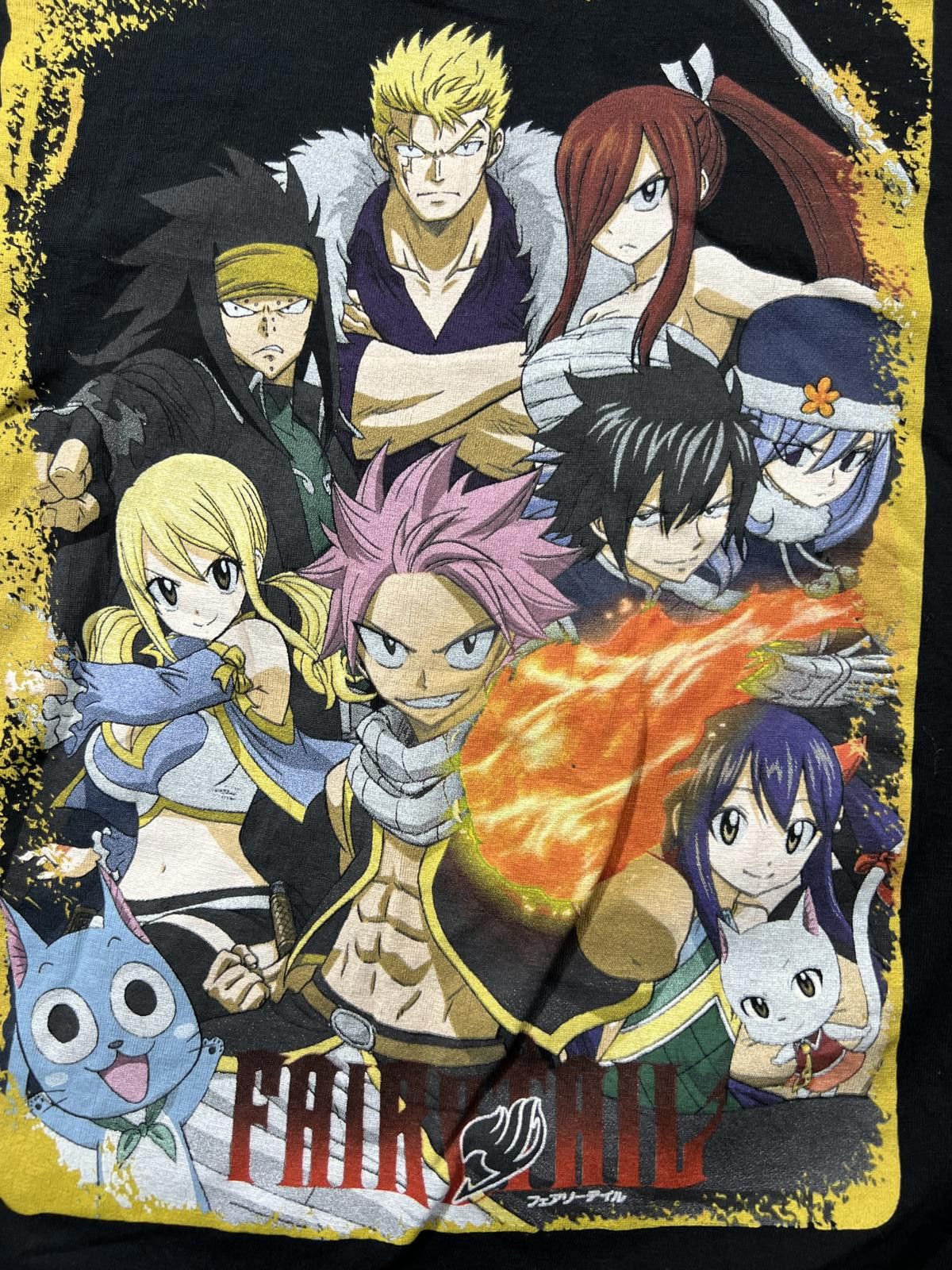 Other Fairy Tail Anime Graphic T-Shirt Small Black Cotton Size US S / EU 44-46 / 1 - 2 Thumbnail