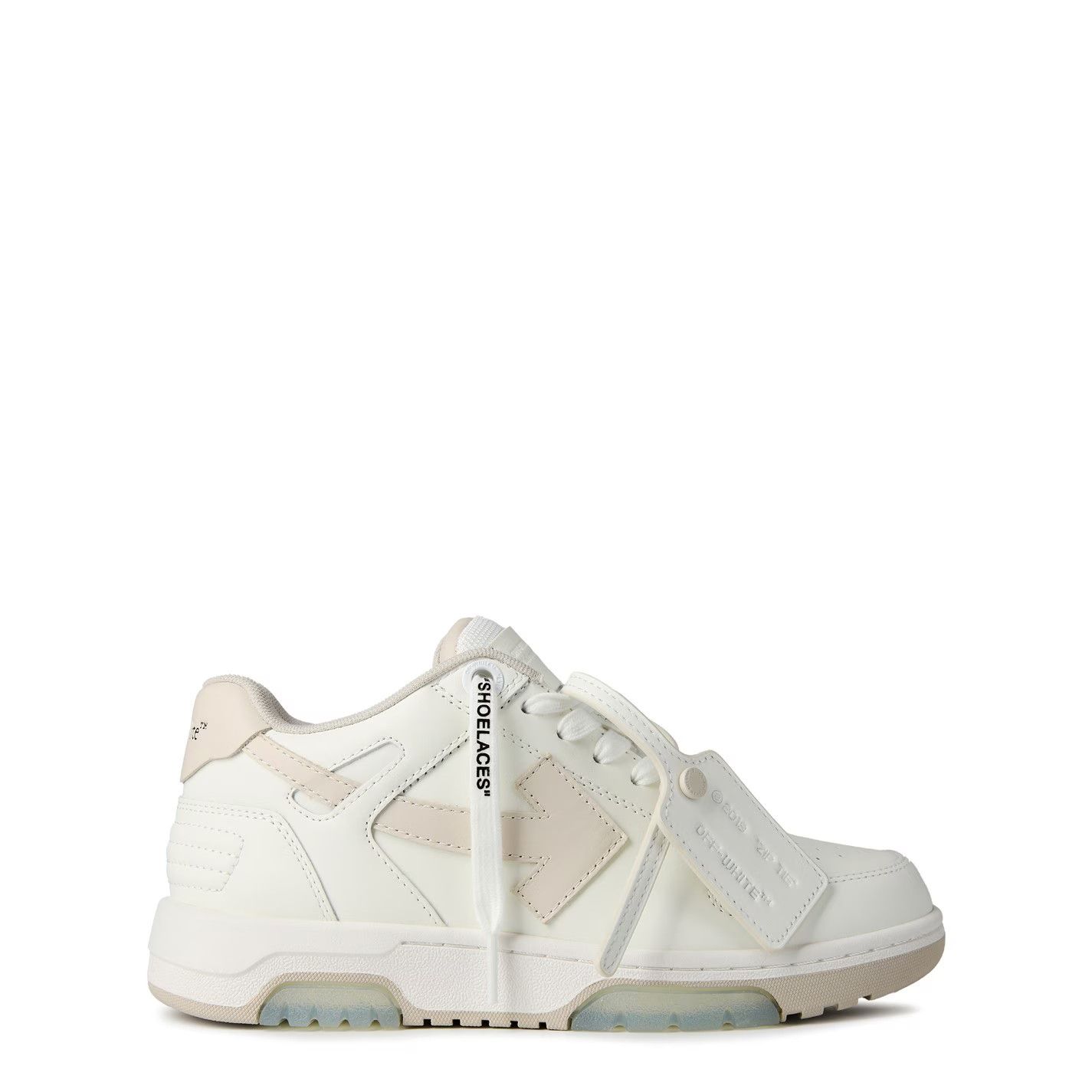 Off-White o1g2r1mq1224 Office Trainer in White & Beige Size US 7 / IT 37 - 1 Thumbnail