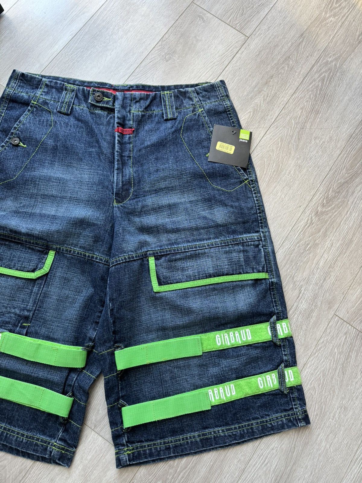 Marithe + Francois Girbaud Vintage Marithe Francois Girbaud Parachute Cargo Shorts Size US 34 / EU 50 - 3 Thumbnail