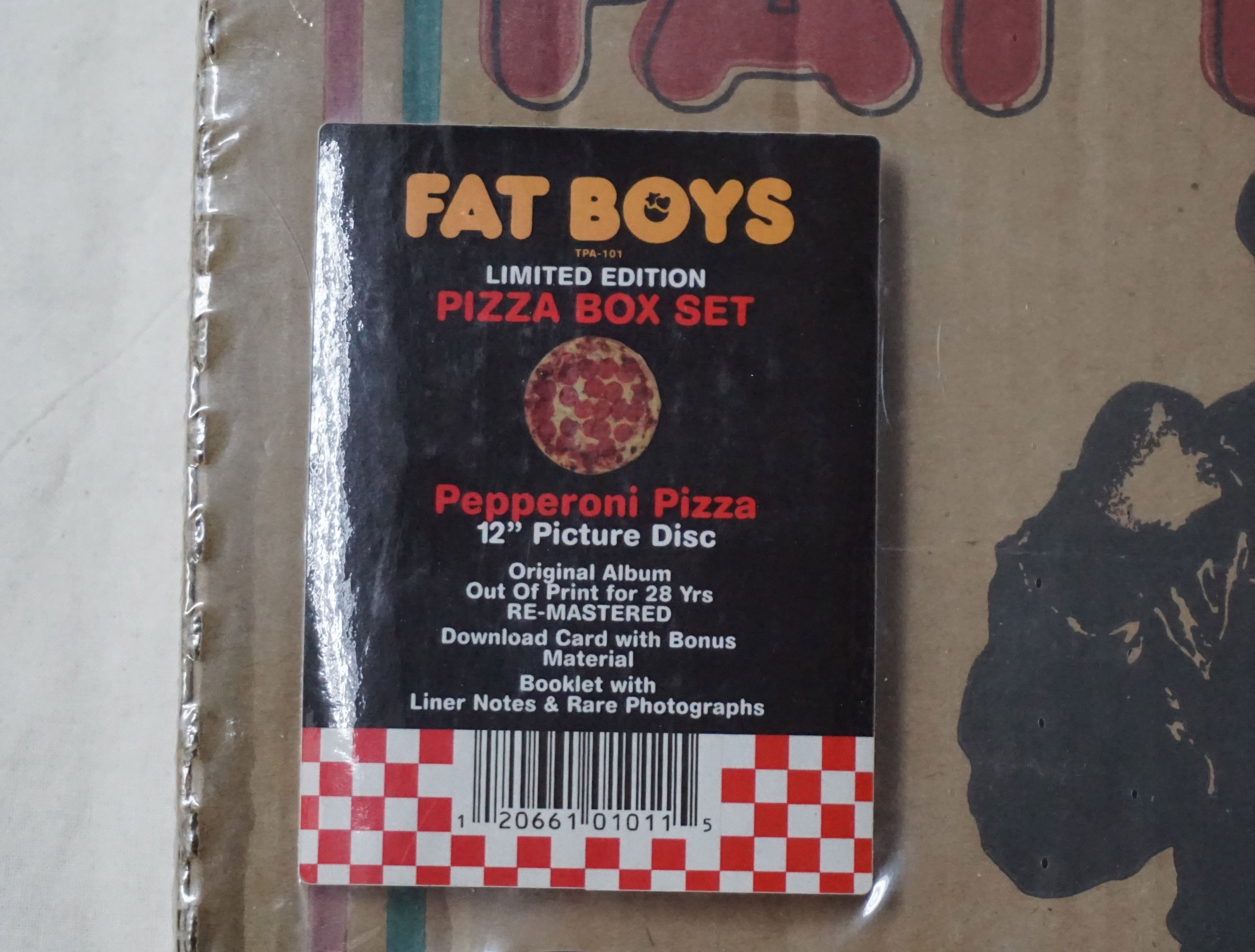Rap Tees 2012 The Fat Boys Pepperoni Pizza 12" Picture Disc Box Set Size ONE SIZE - 2 Thumbnail